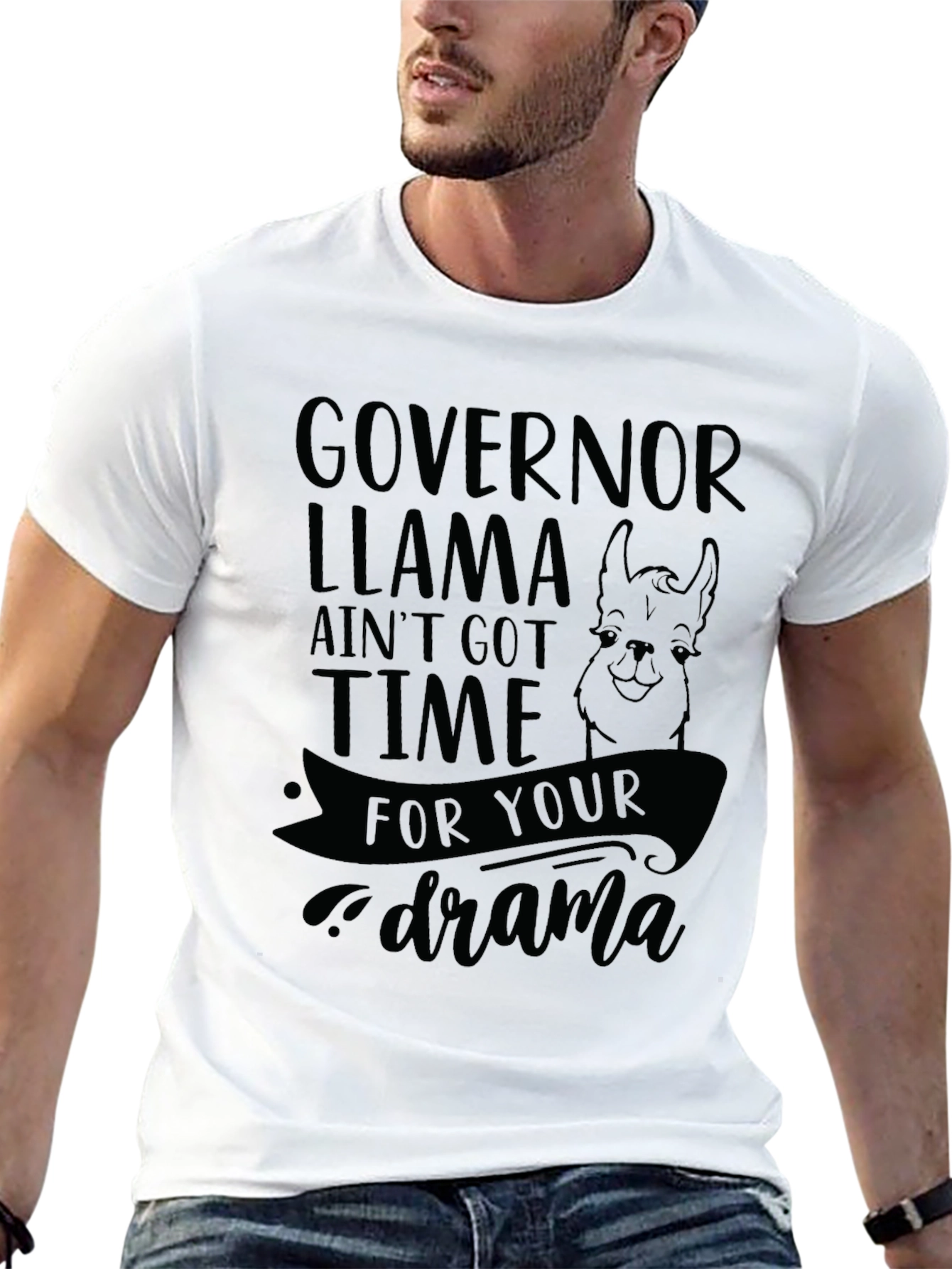Governor Llama Graphic T-Shirt
