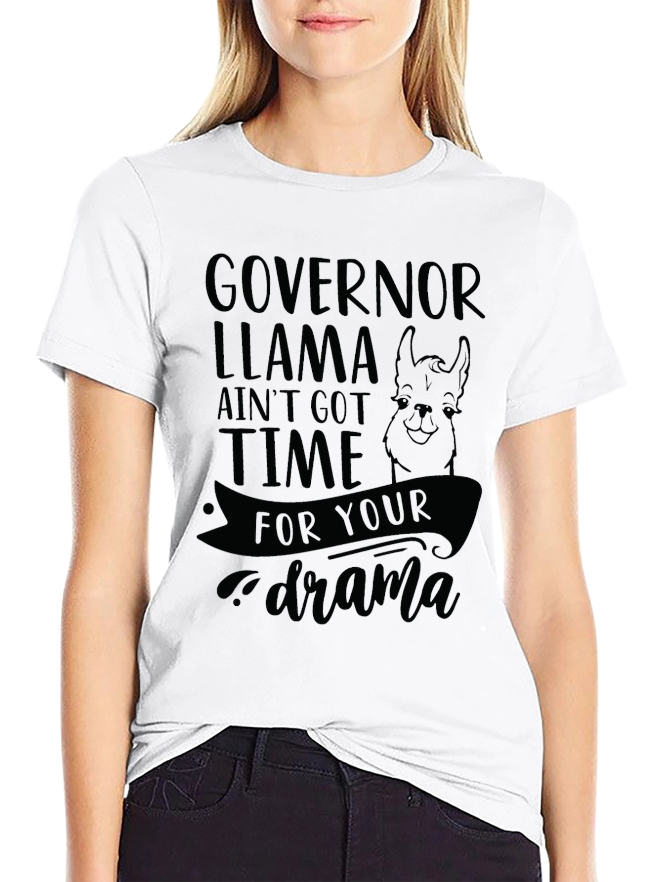 Governor Llama Graphic T-Shirt