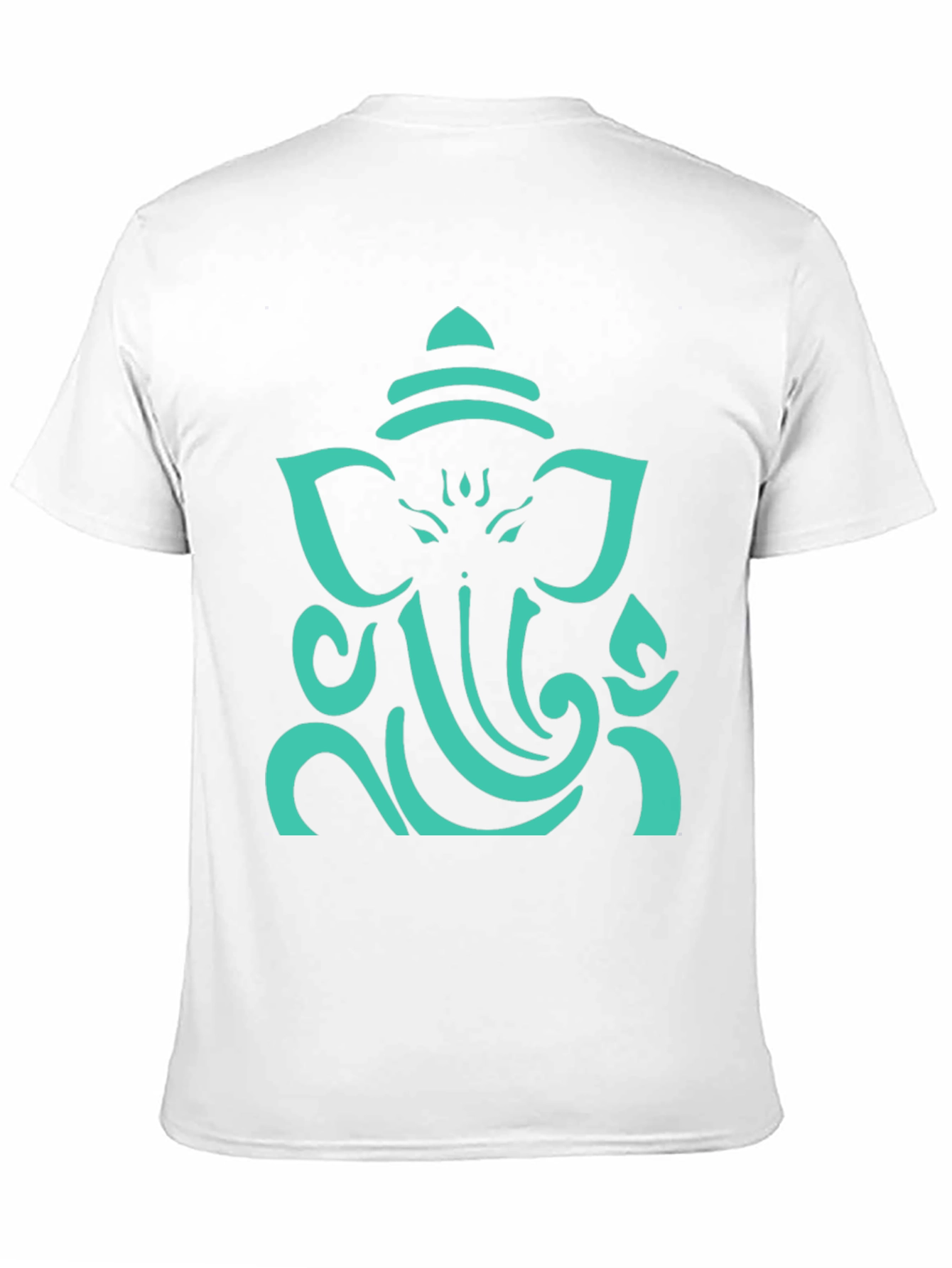 Ganesh Graphic Tee - Black Cotton Blend T-Shirt