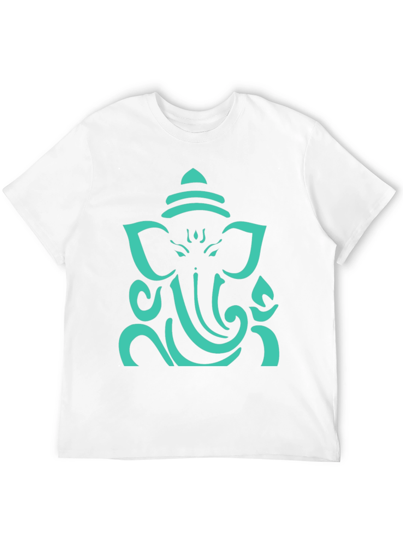 Ganesh Graphic Tee - Black Cotton Blend T-Shirt