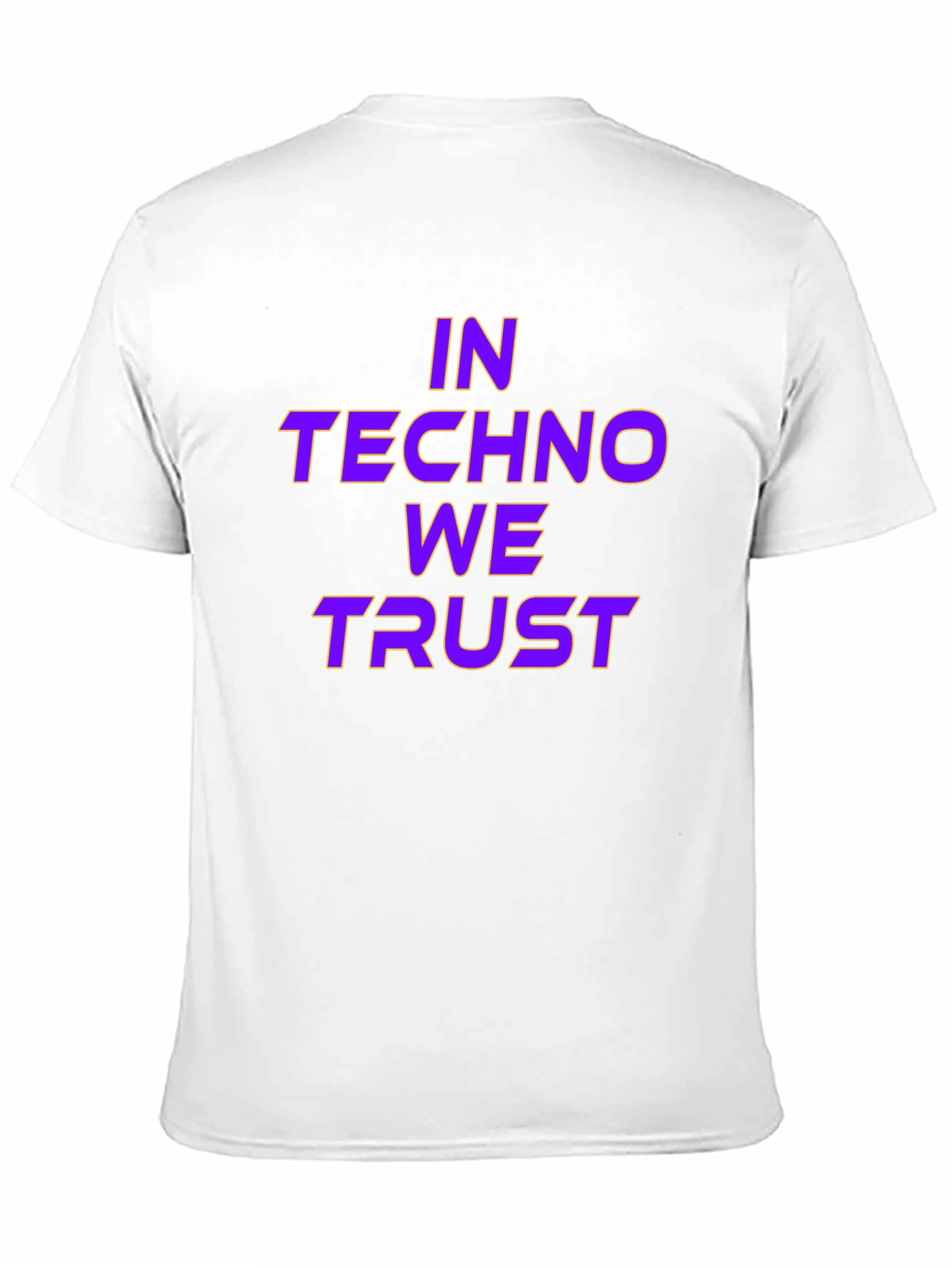 In Techno We Trust Black T-Shirt