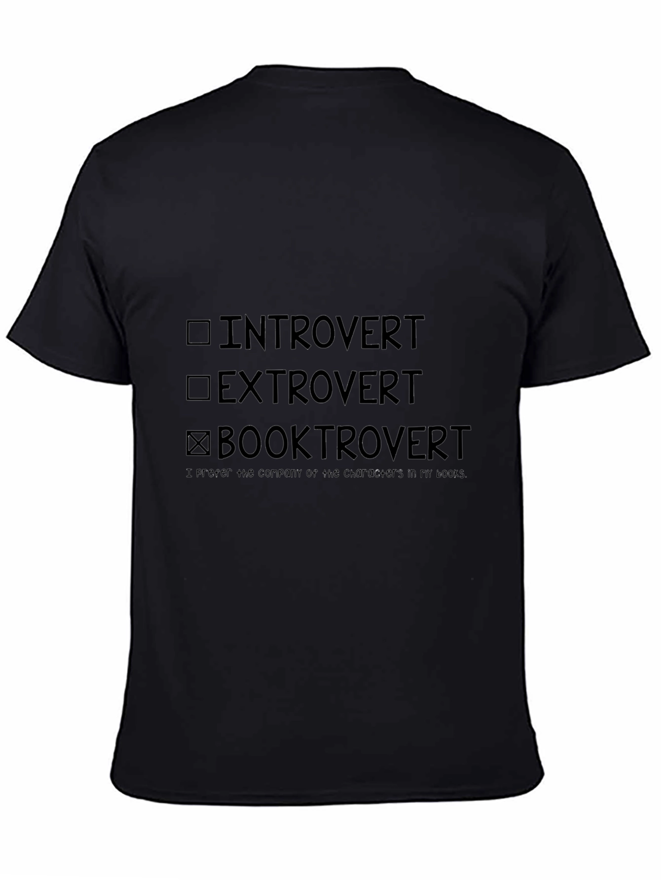 Booktrovert T-Shirt: Introvert Extrovert Reader Tee