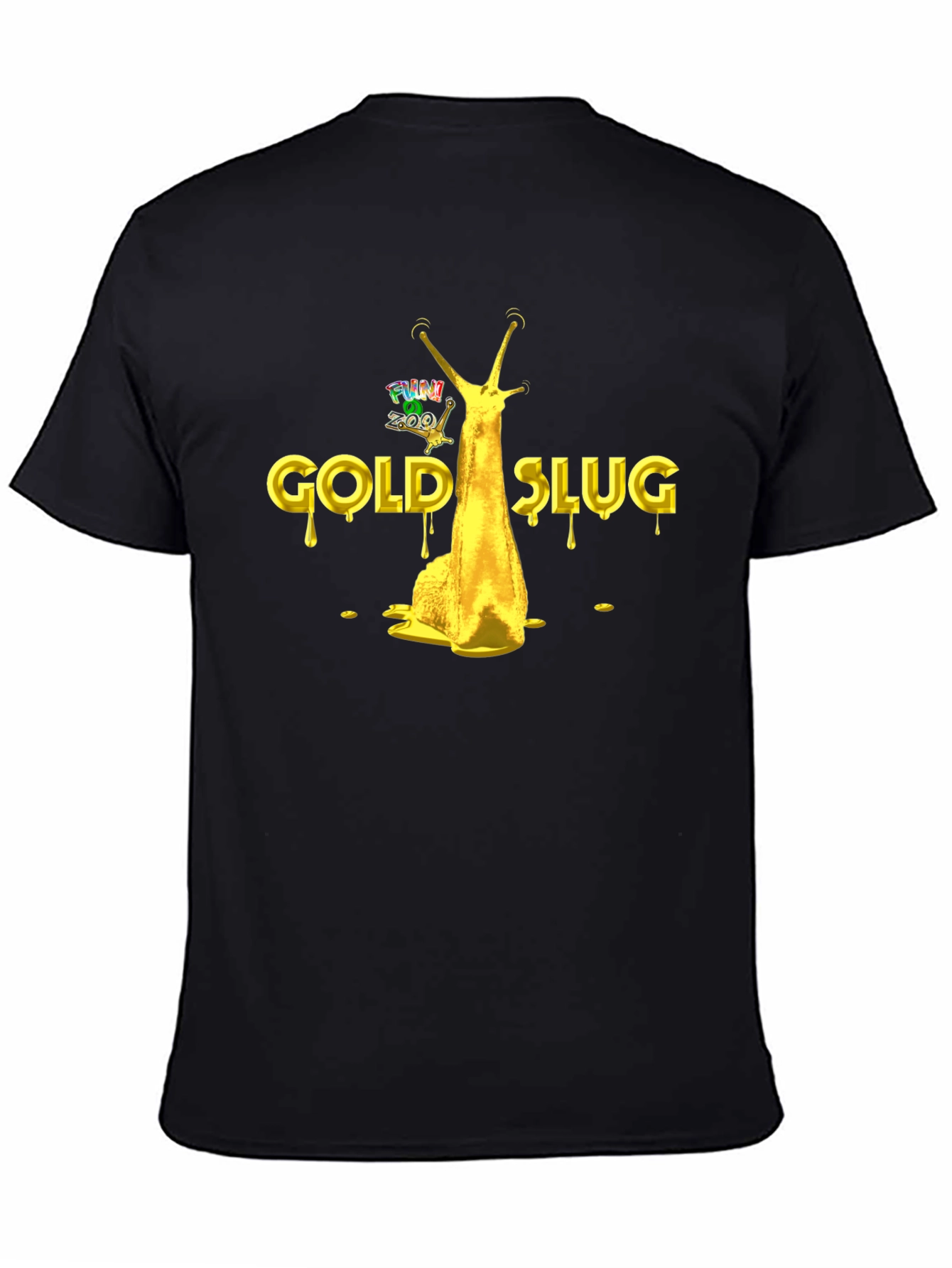 Gold Slug Graphic T-Shirt - Funny Novelty Tee