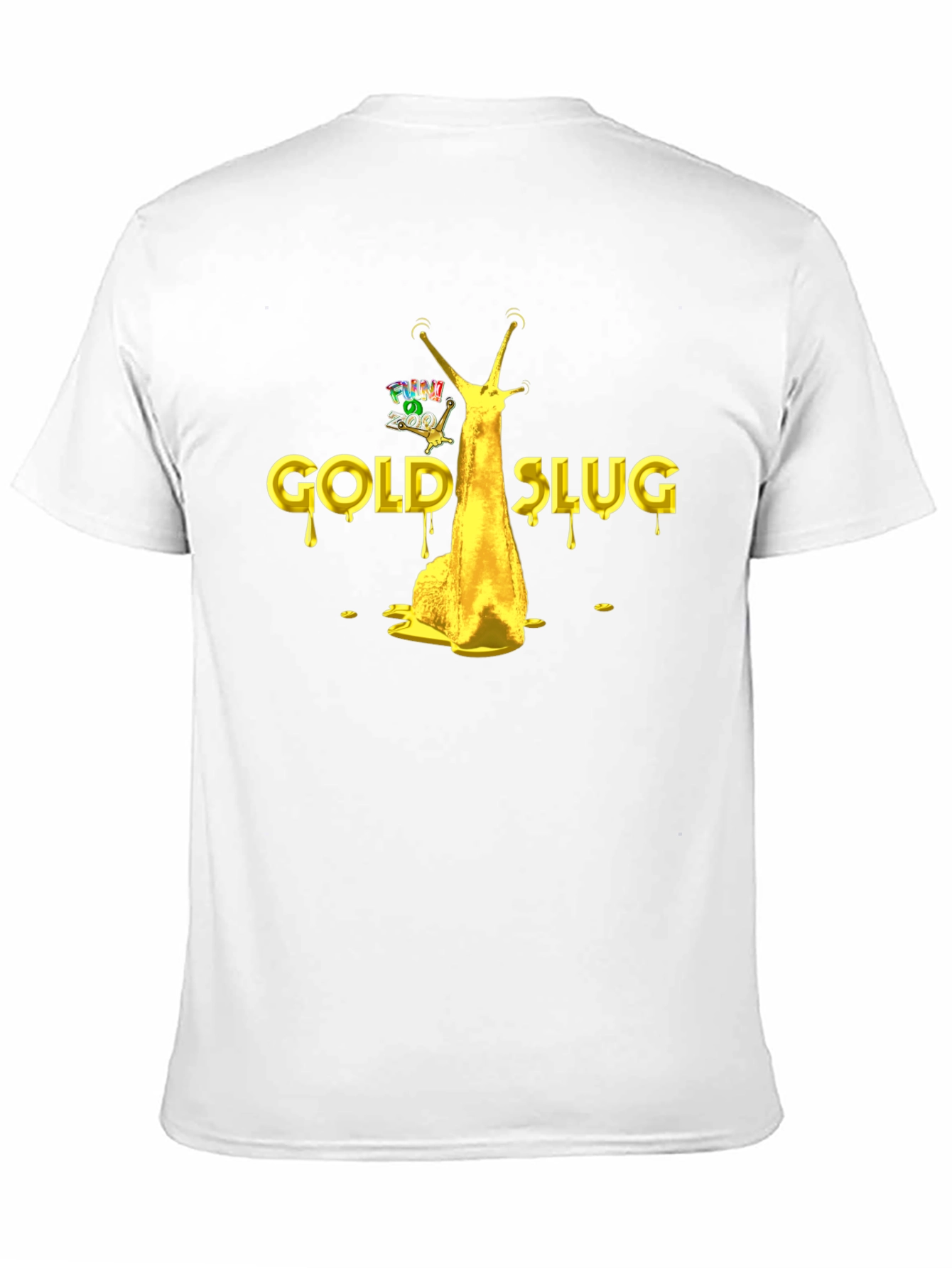 Gold Slug Graphic T-Shirt - Funny Novelty Tee