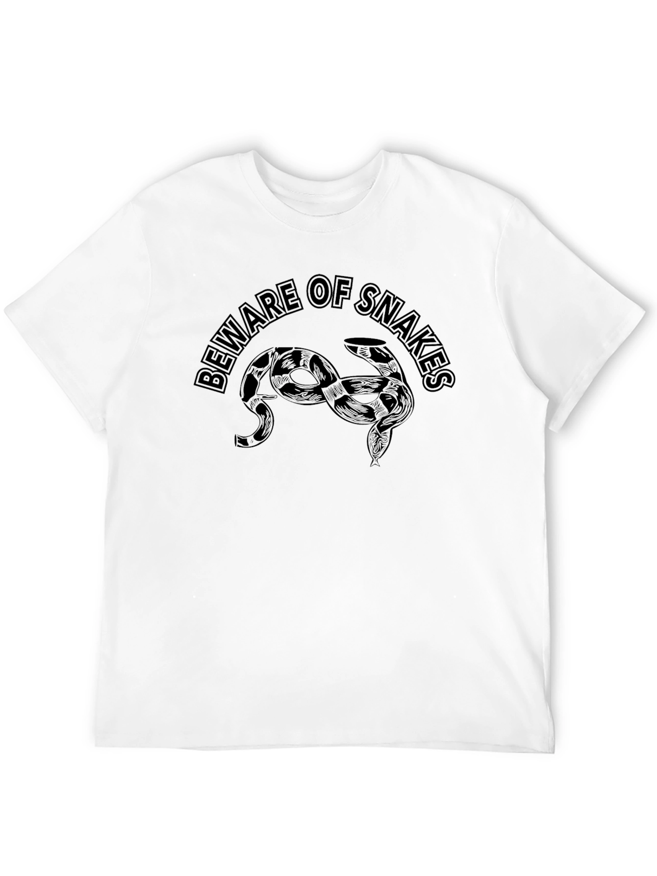 Beware of Snakes Graphic T-Shirt - Mens