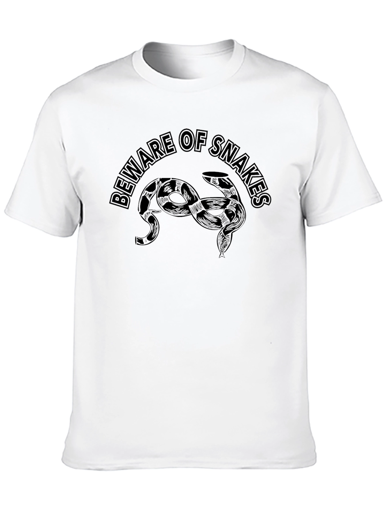 Beware of Snakes Graphic T-Shirt - Mens