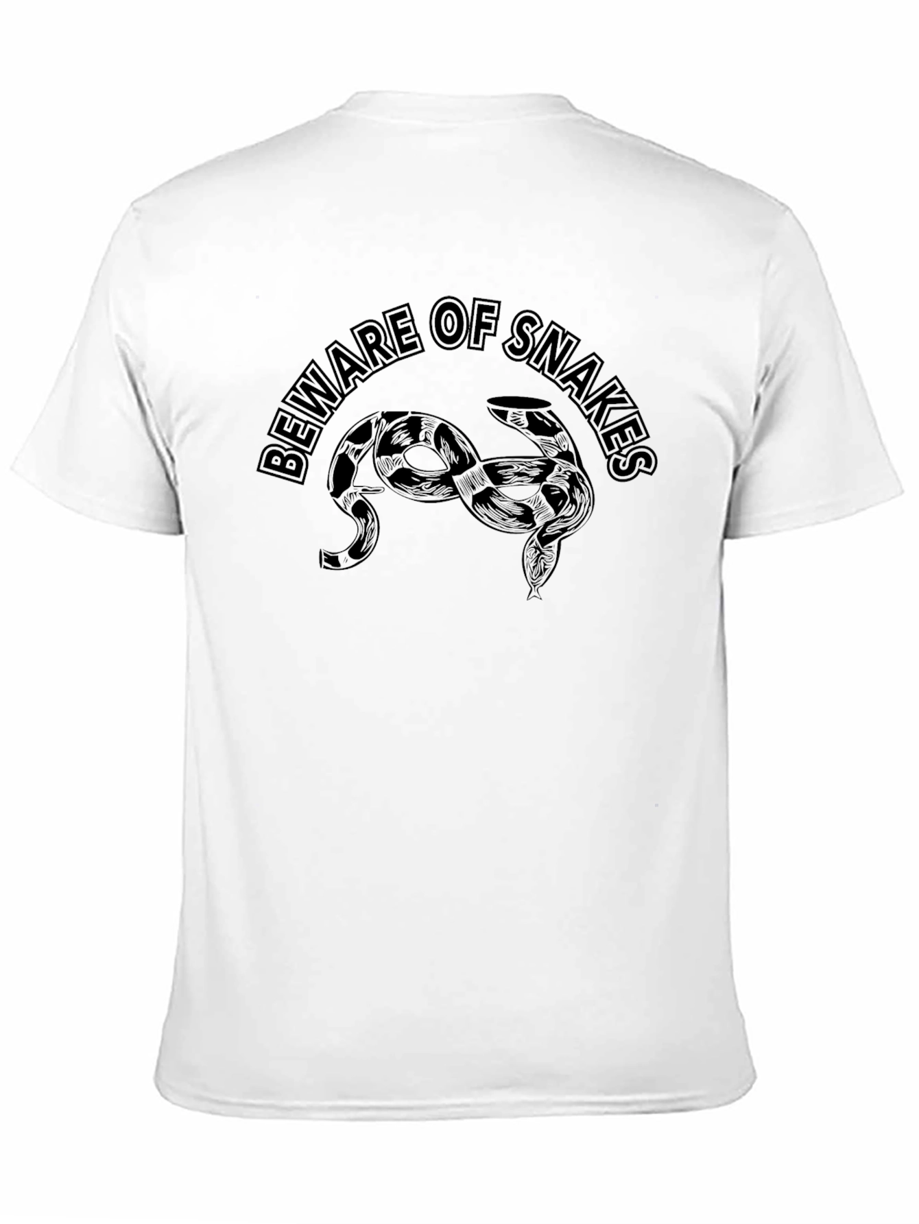 Beware of Snakes Graphic T-Shirt - Mens