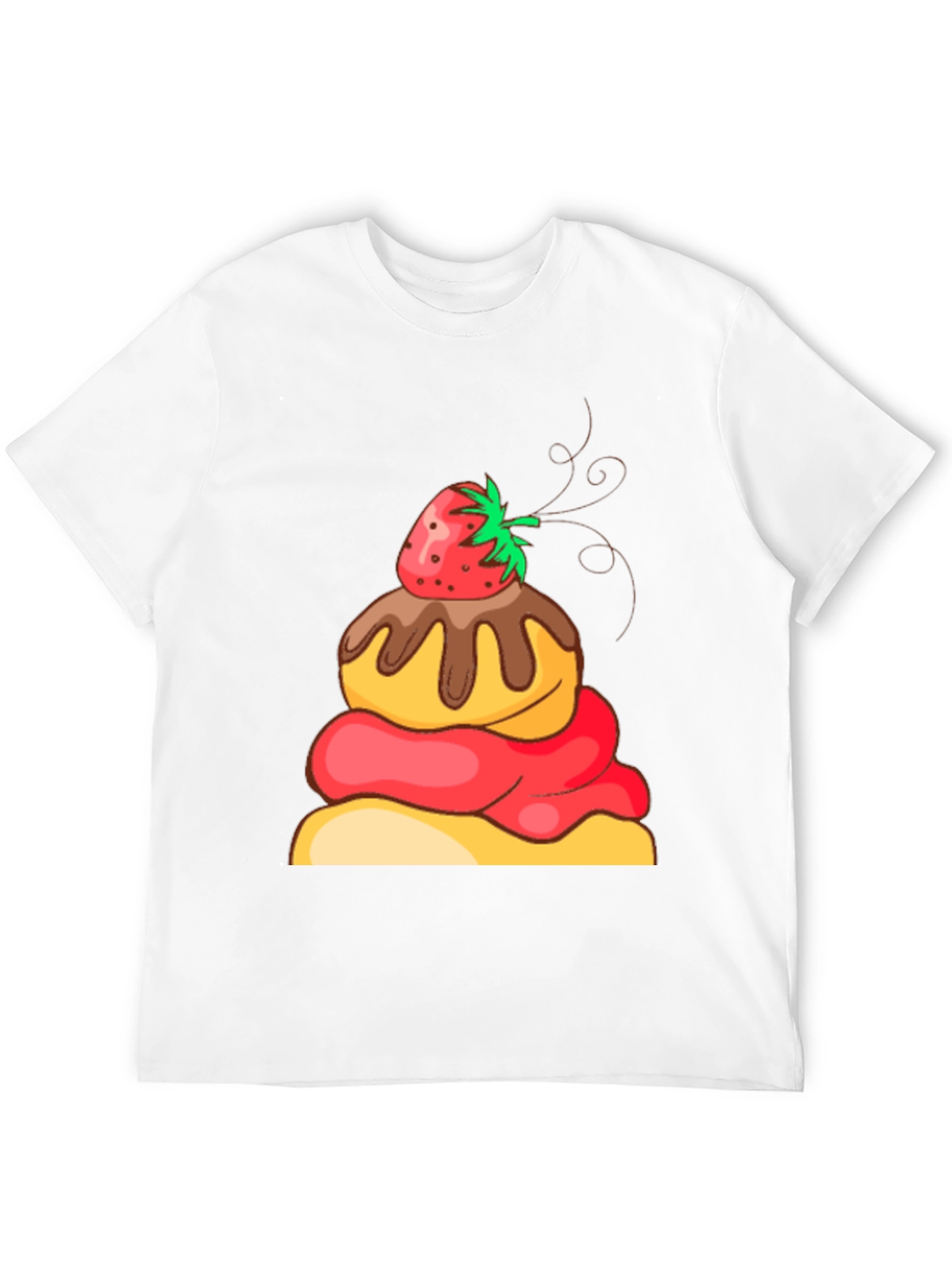 Dessert Graphic Black T-Shirt