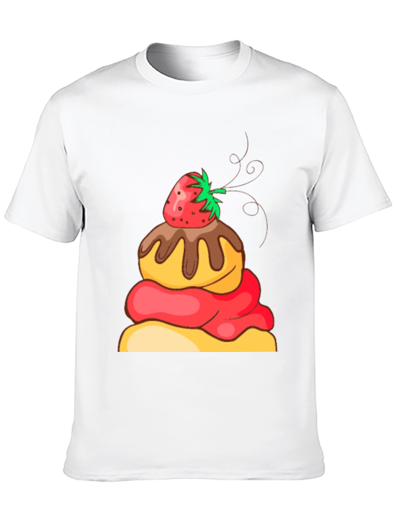 Dessert Graphic Black T-Shirt