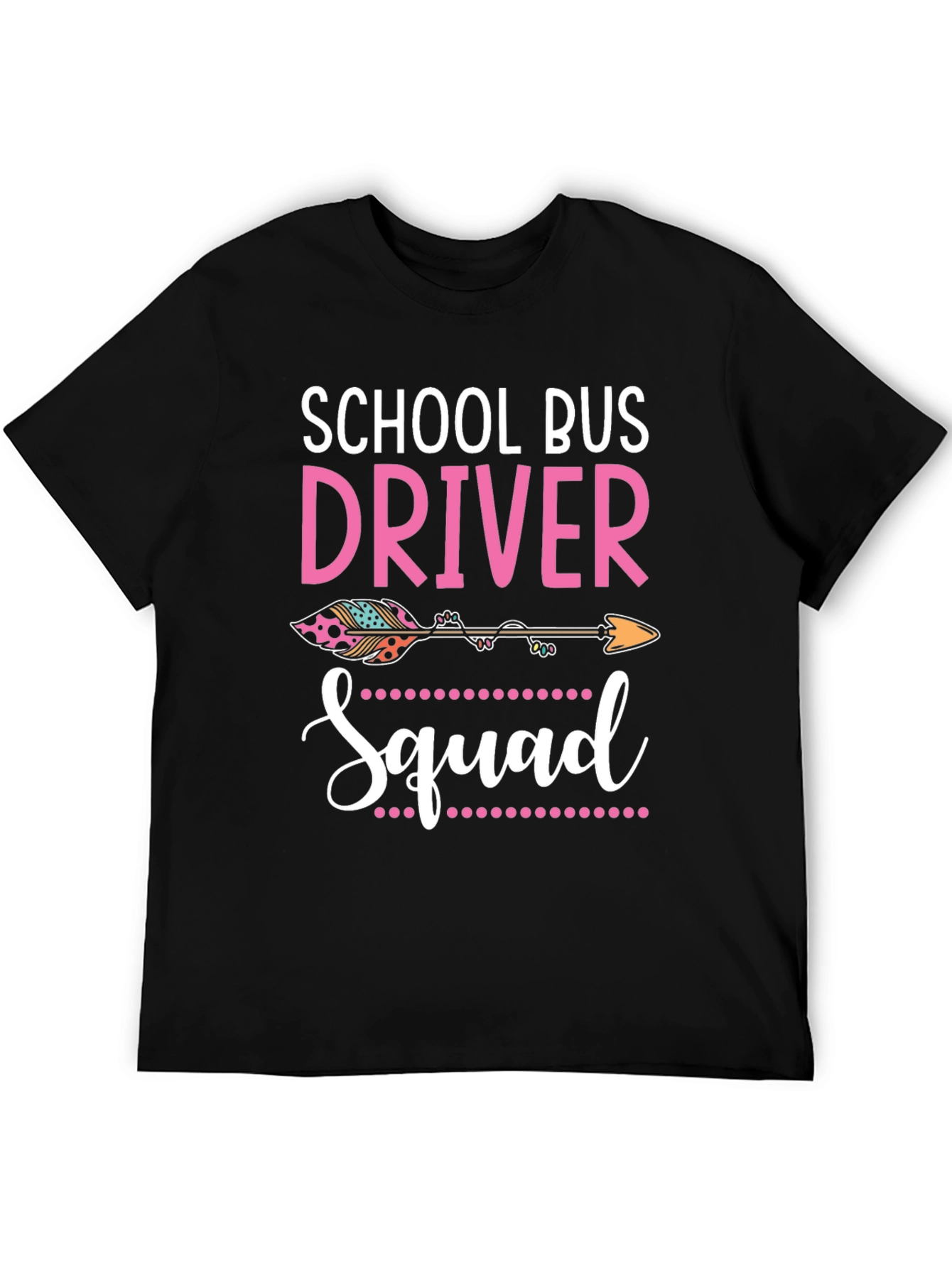 School Bus Driver Squad Graphic Tee