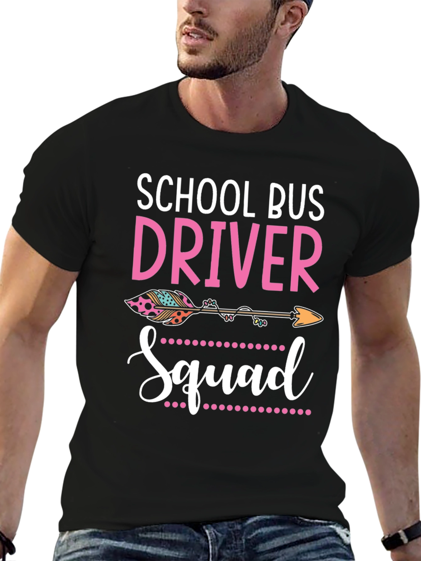 School Bus Driver Squad Graphic Tee