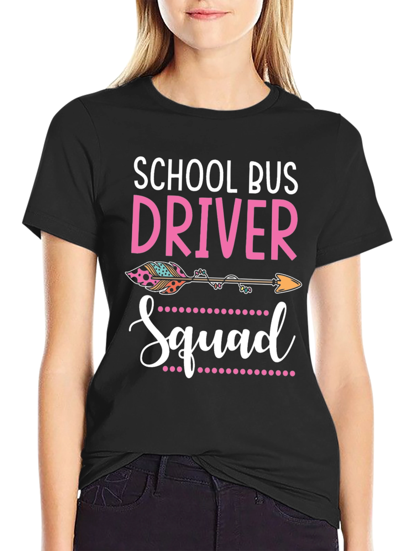 School Bus Driver Squad Graphic Tee