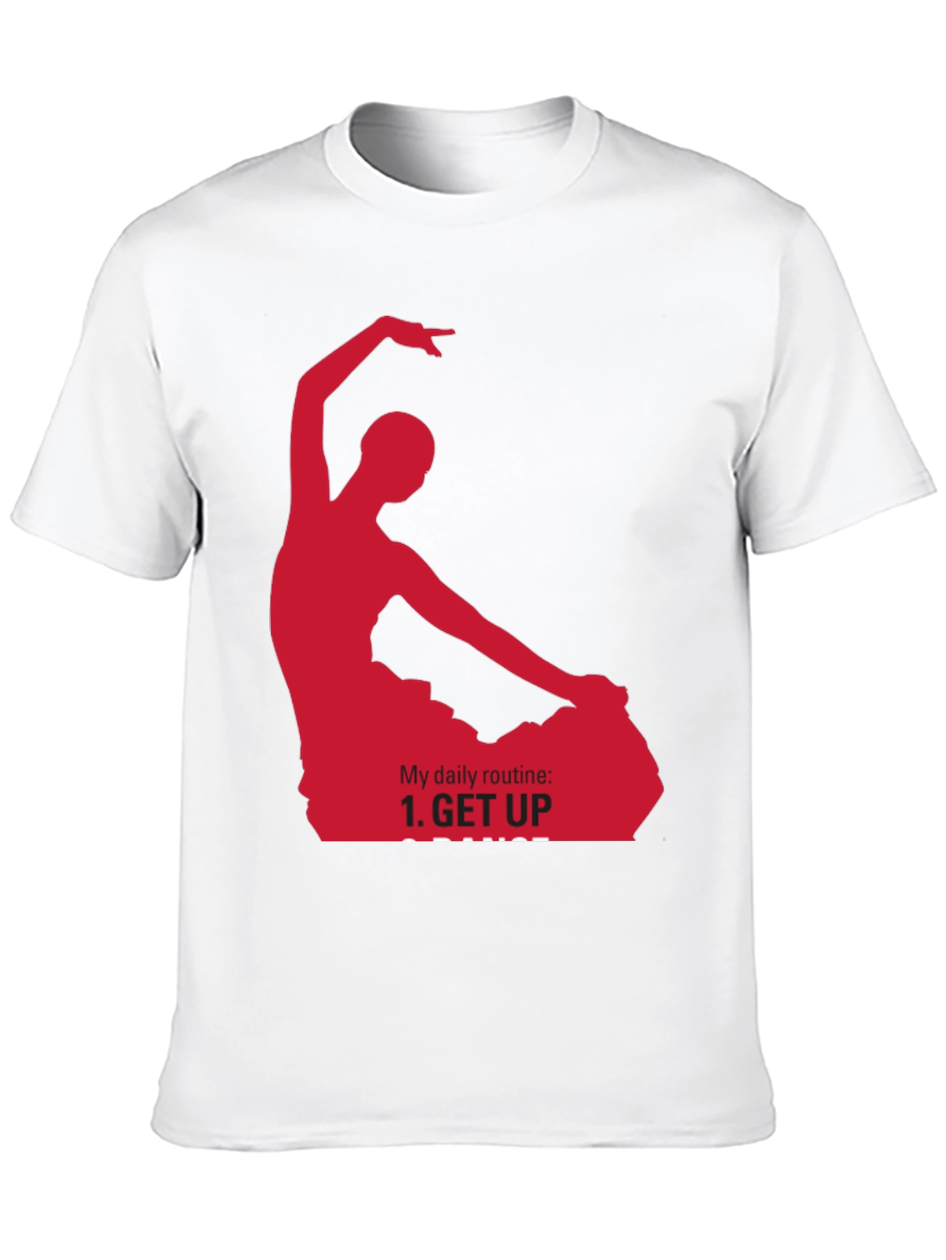 Dance Routine Graphic T-Shirt - Black