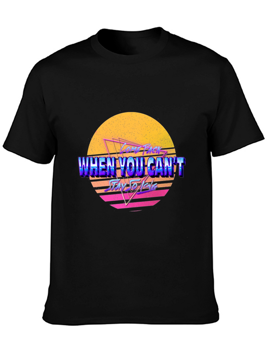 Retro Sunset T-Shirt - When You Cant Stay So Late
