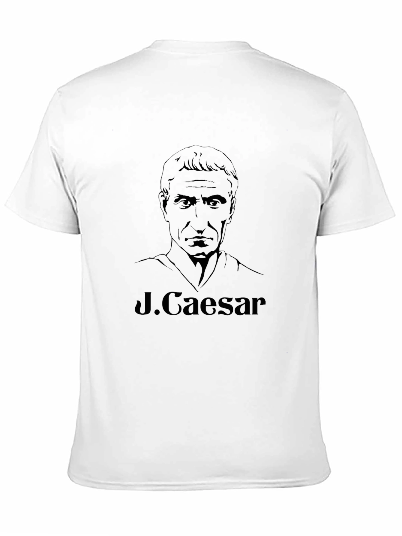 J. Caesar Black Graphic Tee