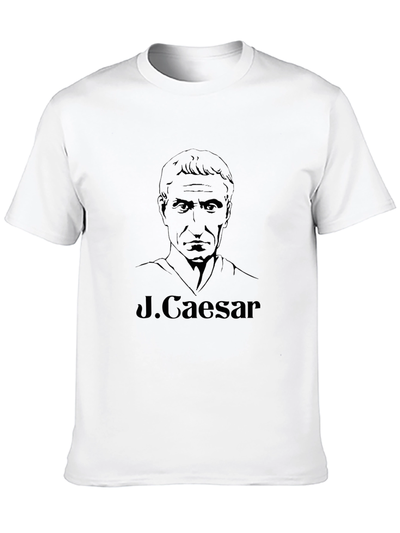 J. Caesar Black Graphic Tee
