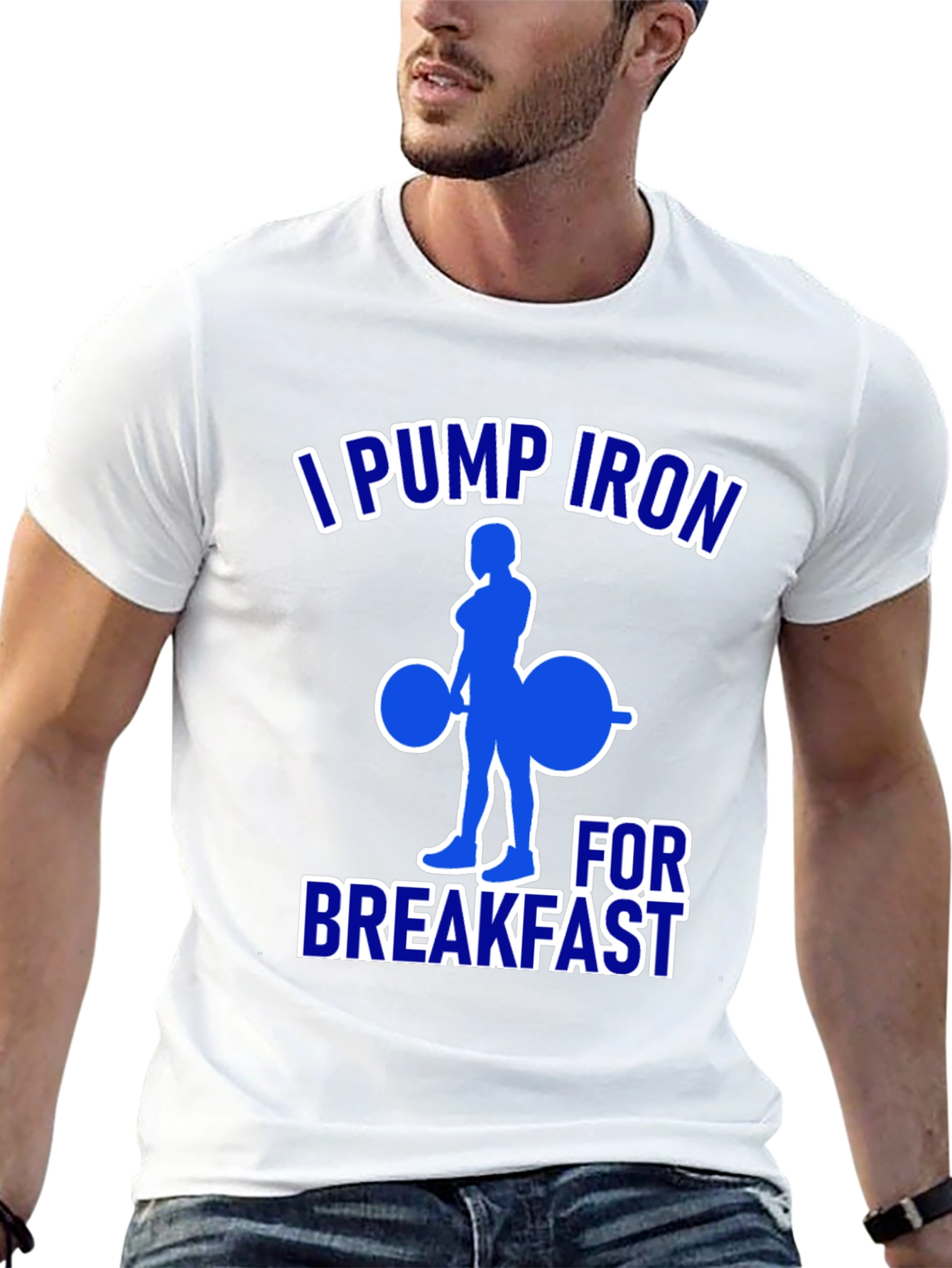 I Pump Iron for Breakfast T-Shirt