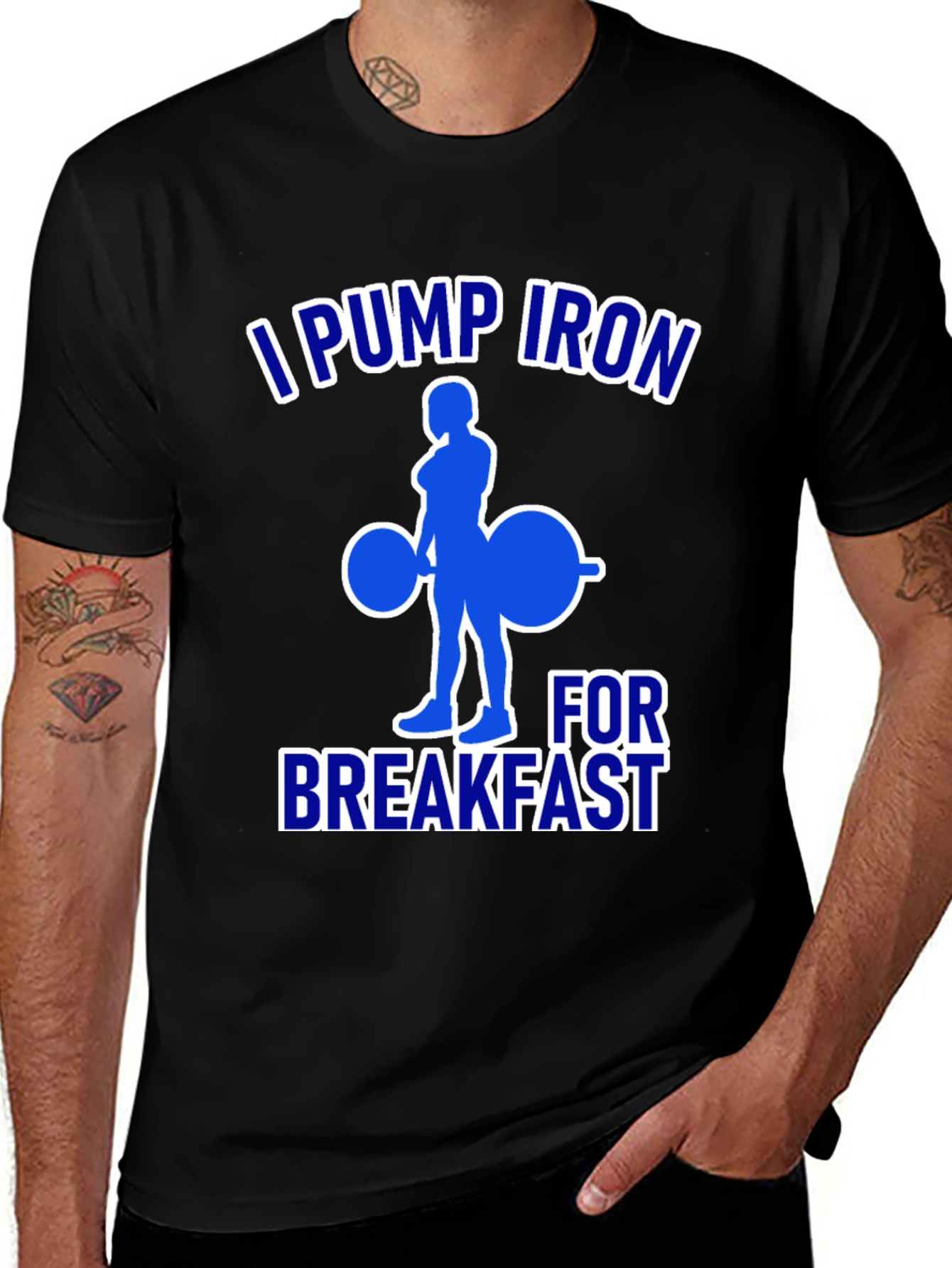 I Pump Iron for Breakfast T-Shirt