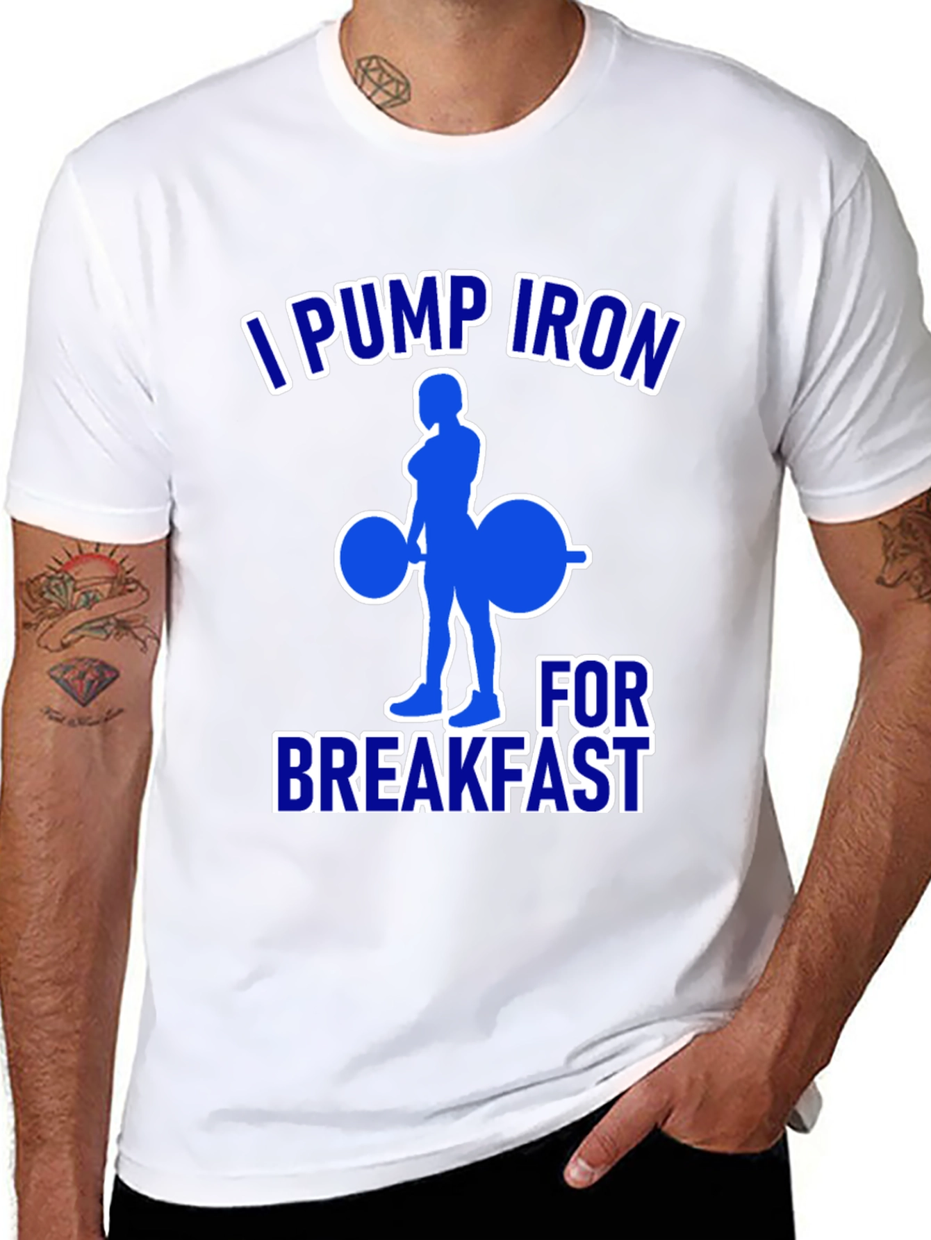 I Pump Iron for Breakfast T-Shirt