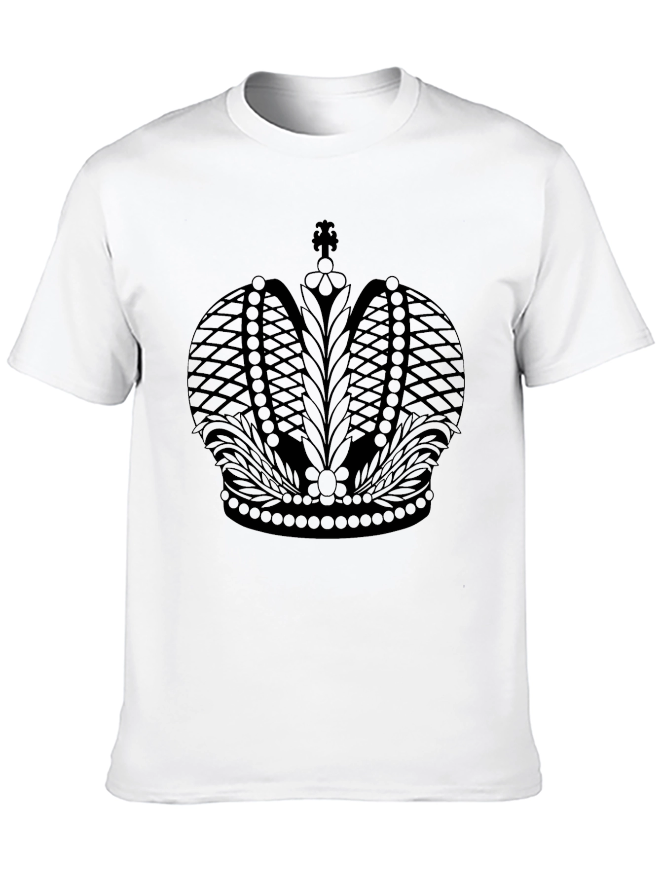 Royal Crown Graphic Black T-Shirt