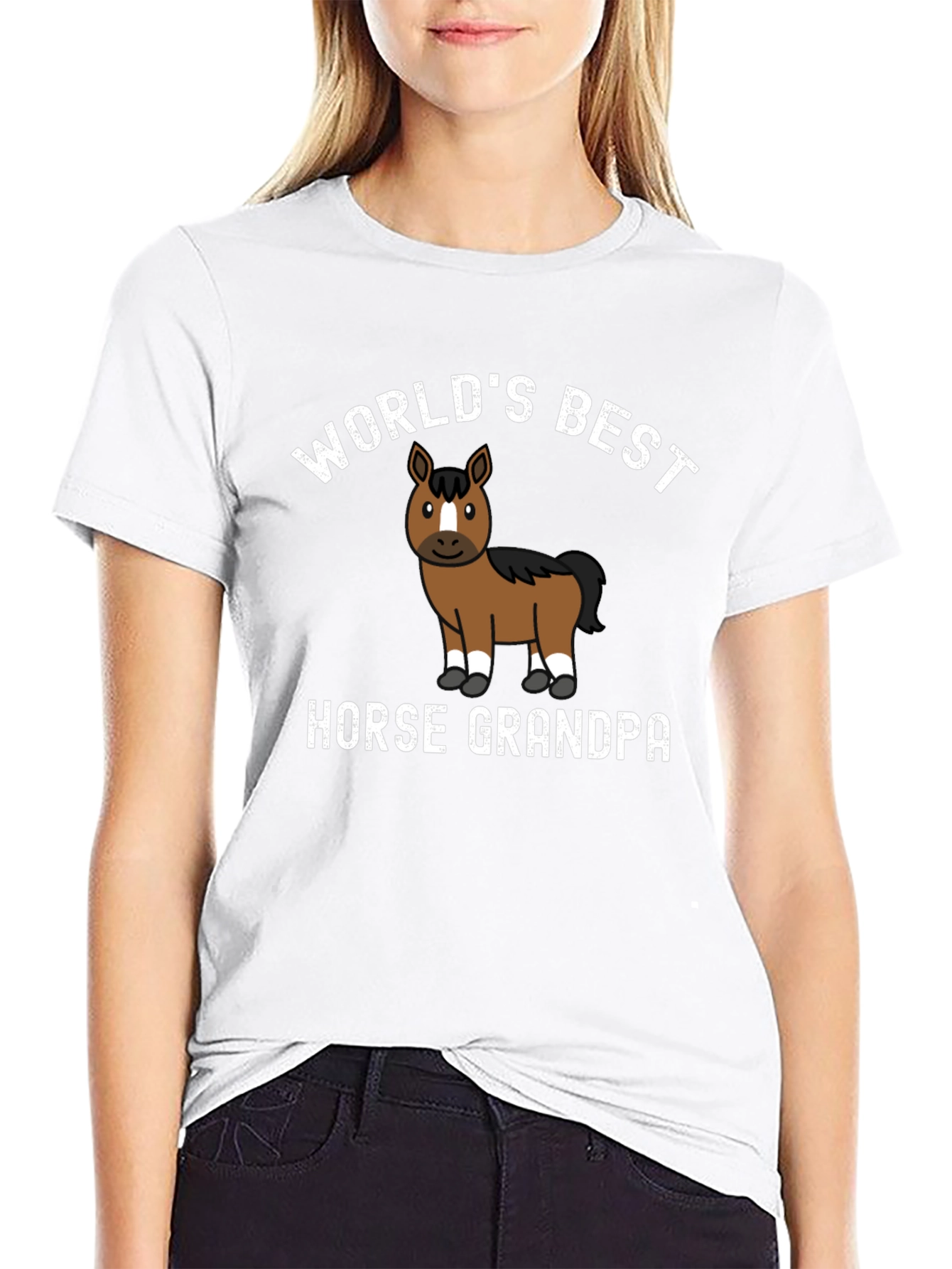 Worlds Best Horse Grandpa T-Shirt