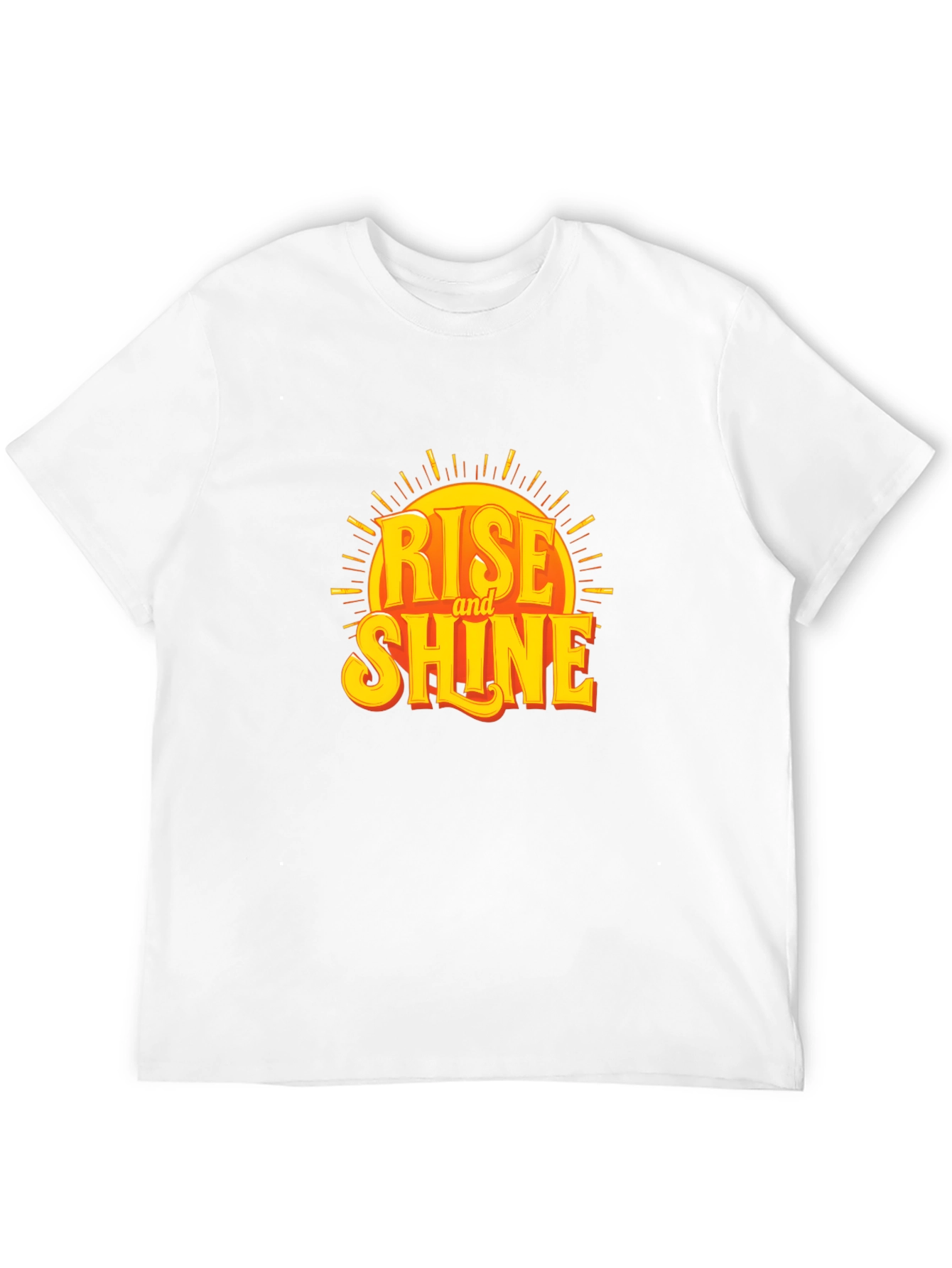 Rise and Shine Graphic Tee - Black Cotton T-Shirt