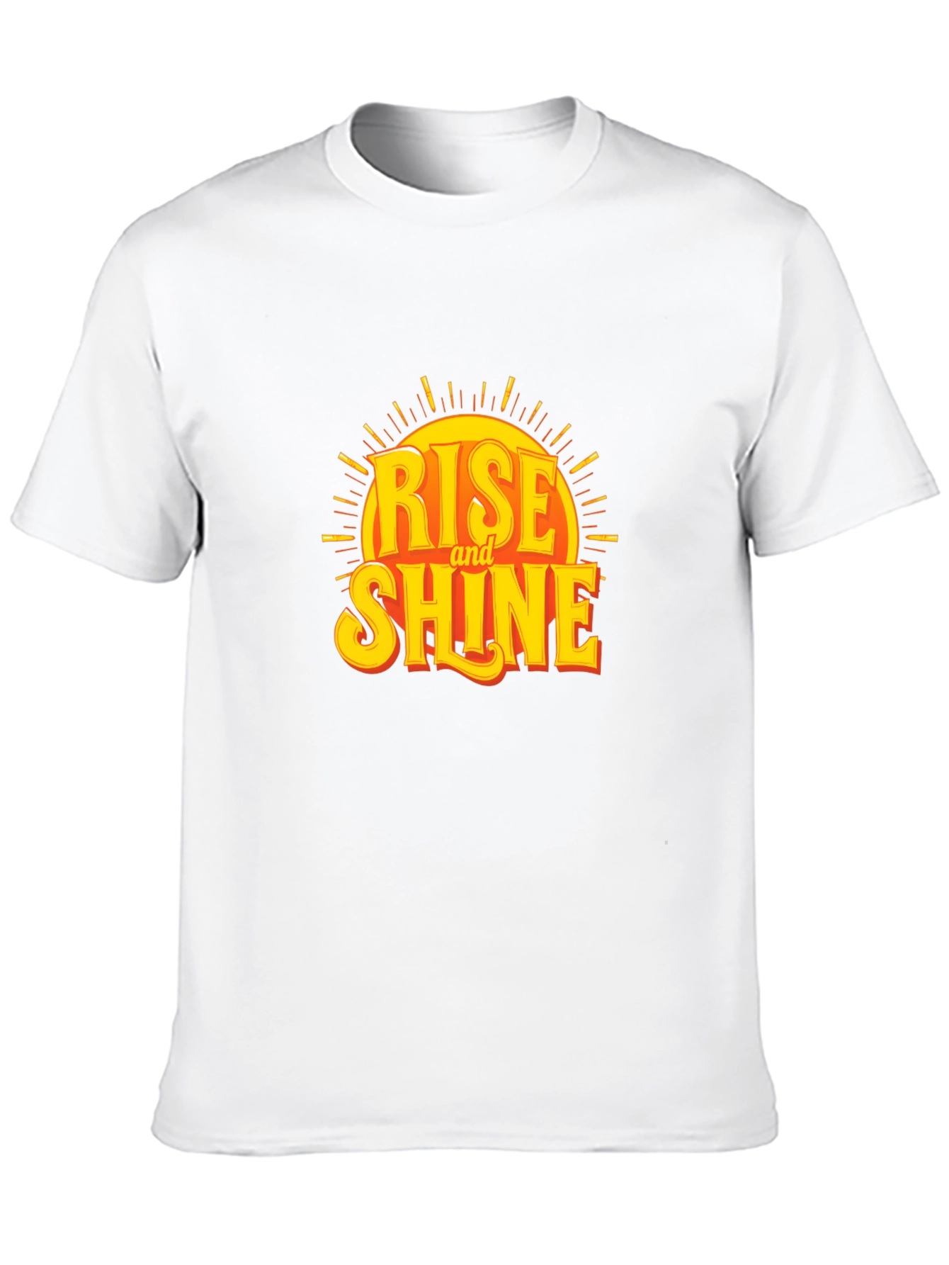Rise and Shine Graphic Tee - Black Cotton T-Shirt