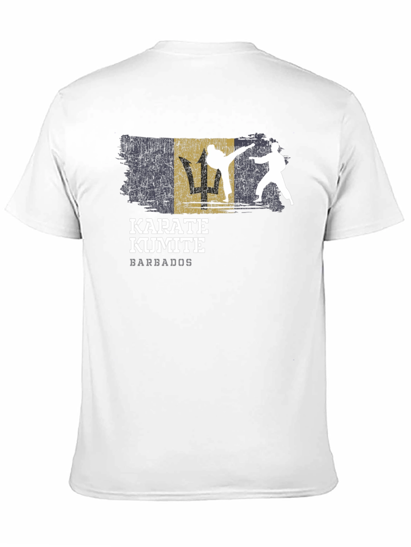 Karate Kumite Barbados T-Shirt Black