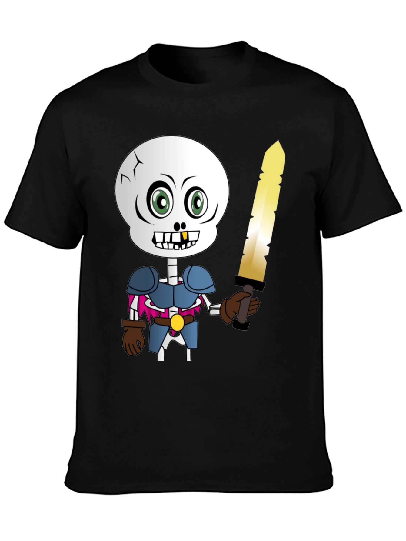 Skeleton Knight Graphic Tee