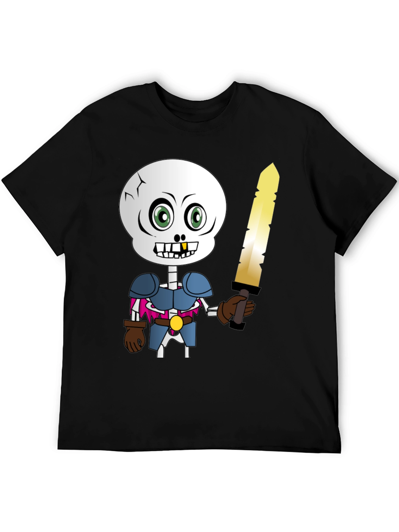 Skeleton Knight Graphic Tee
