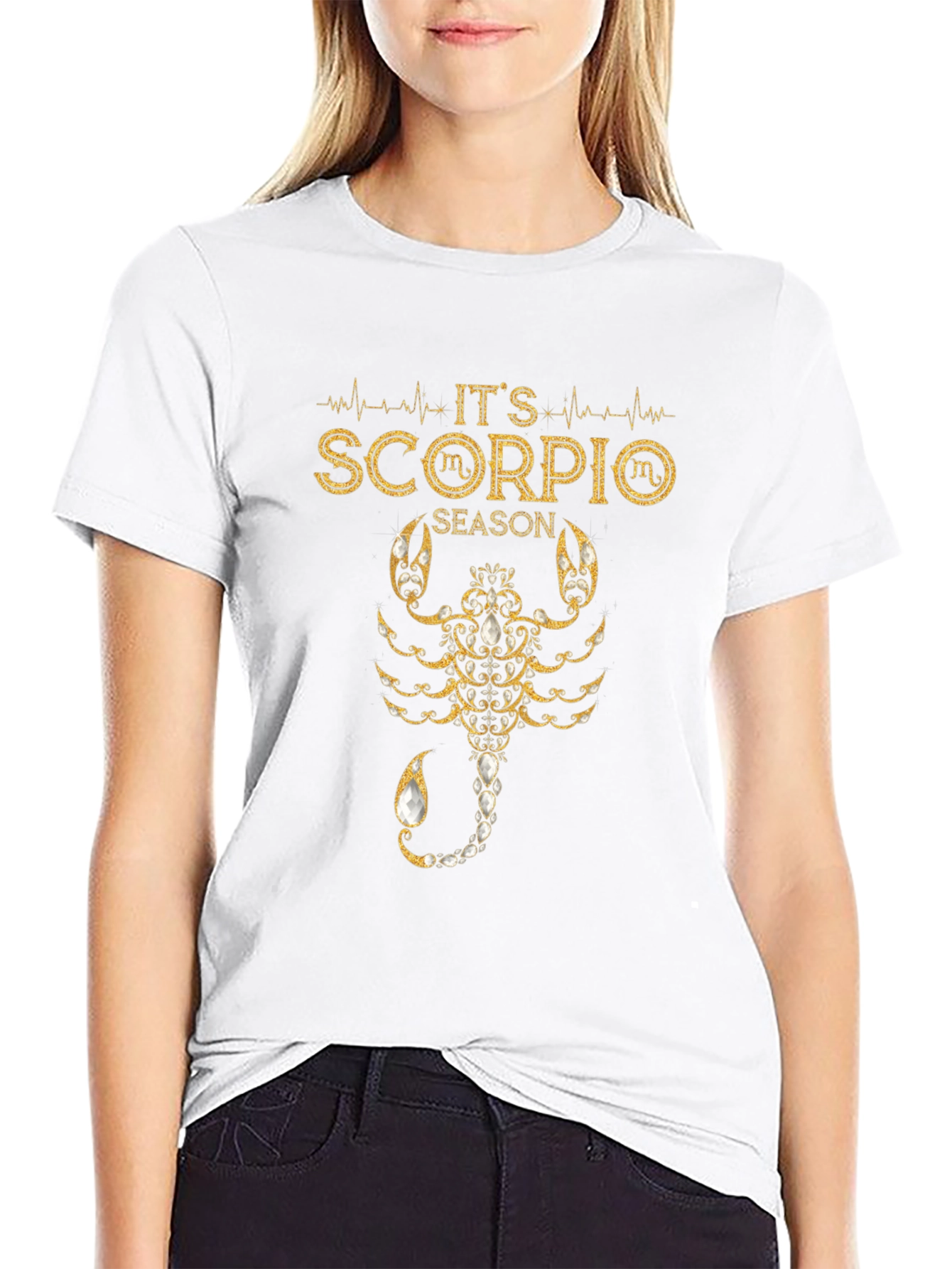 Its Scorpio Season Black Graphic T-Shirt