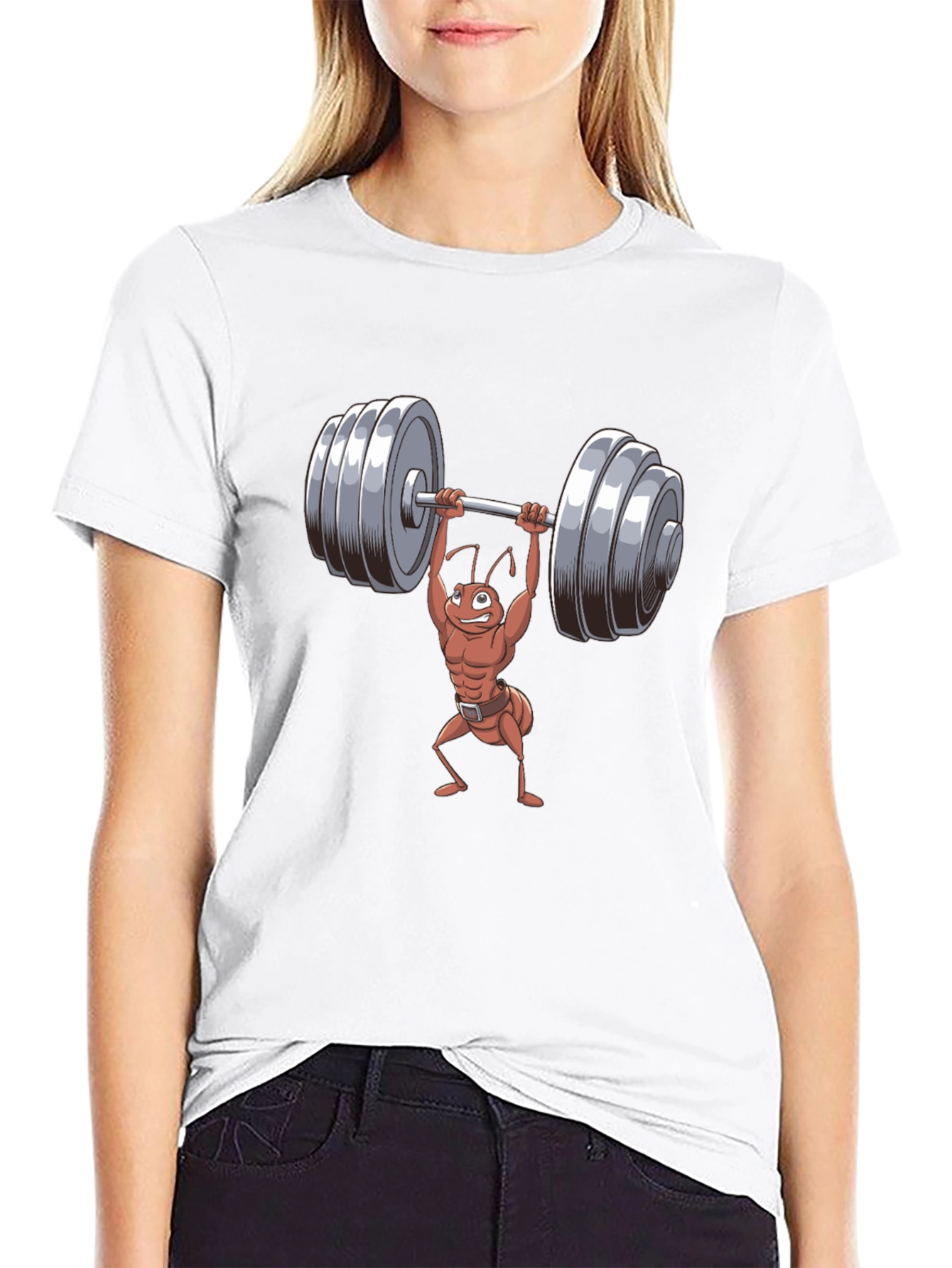 Weightlifting Ant T-Shirt - Funny Gym Tee