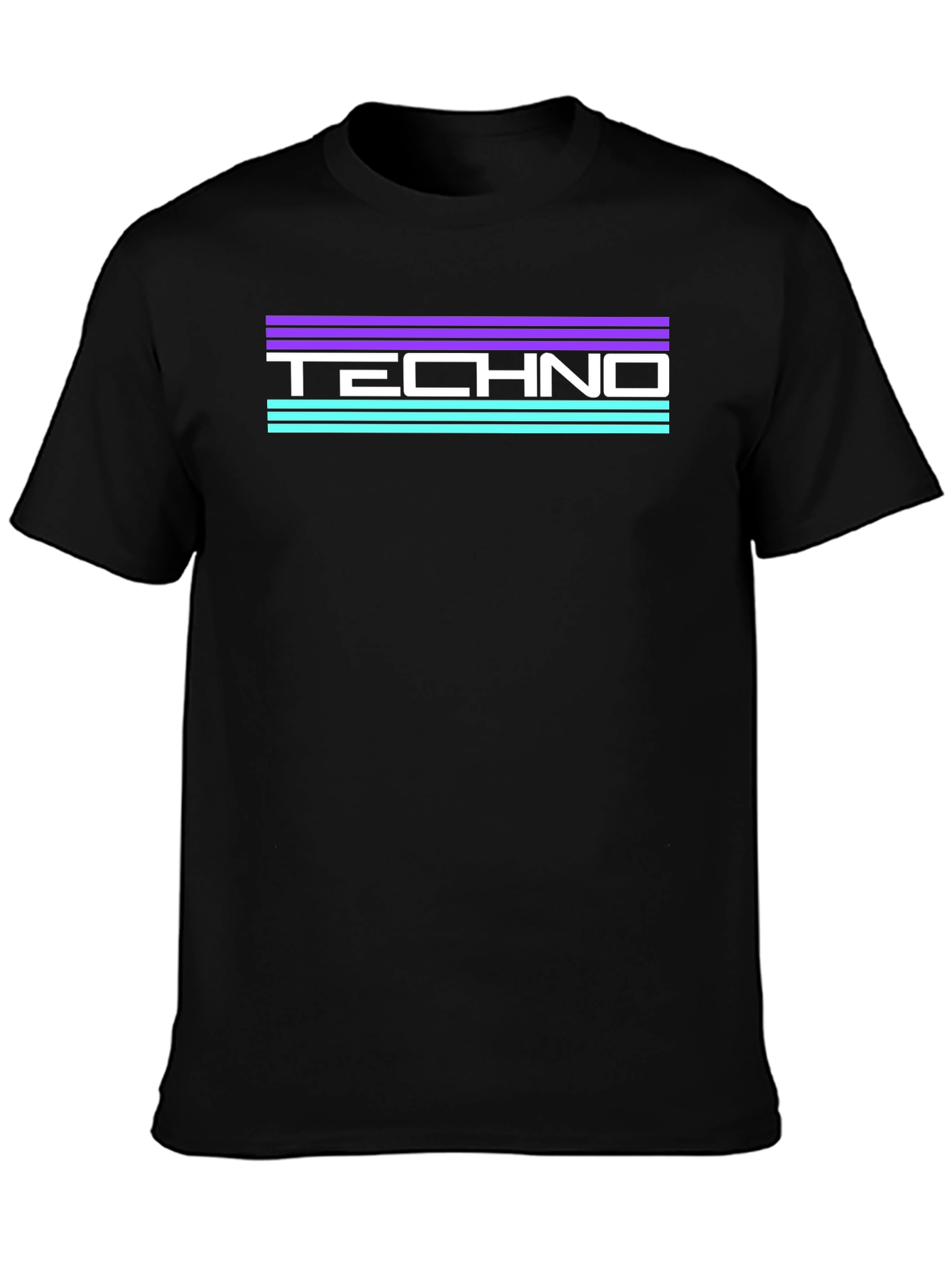 Retro Techno T-Shirt - Synthwave Style