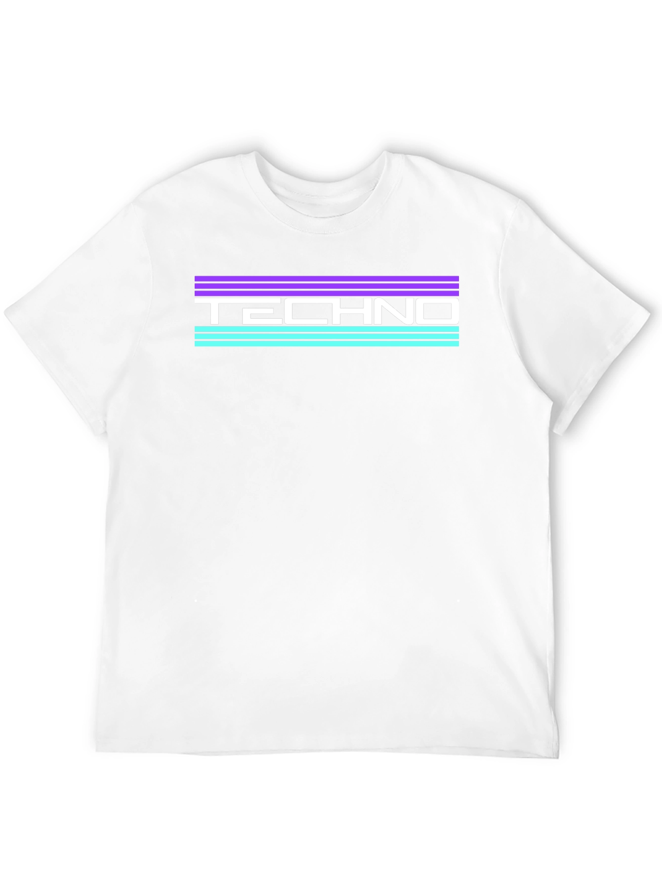 Retro Techno T-Shirt - Synthwave Style