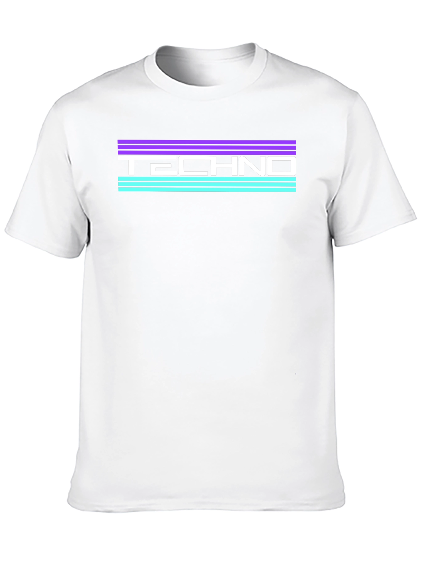 Retro Techno T-Shirt - Synthwave Style