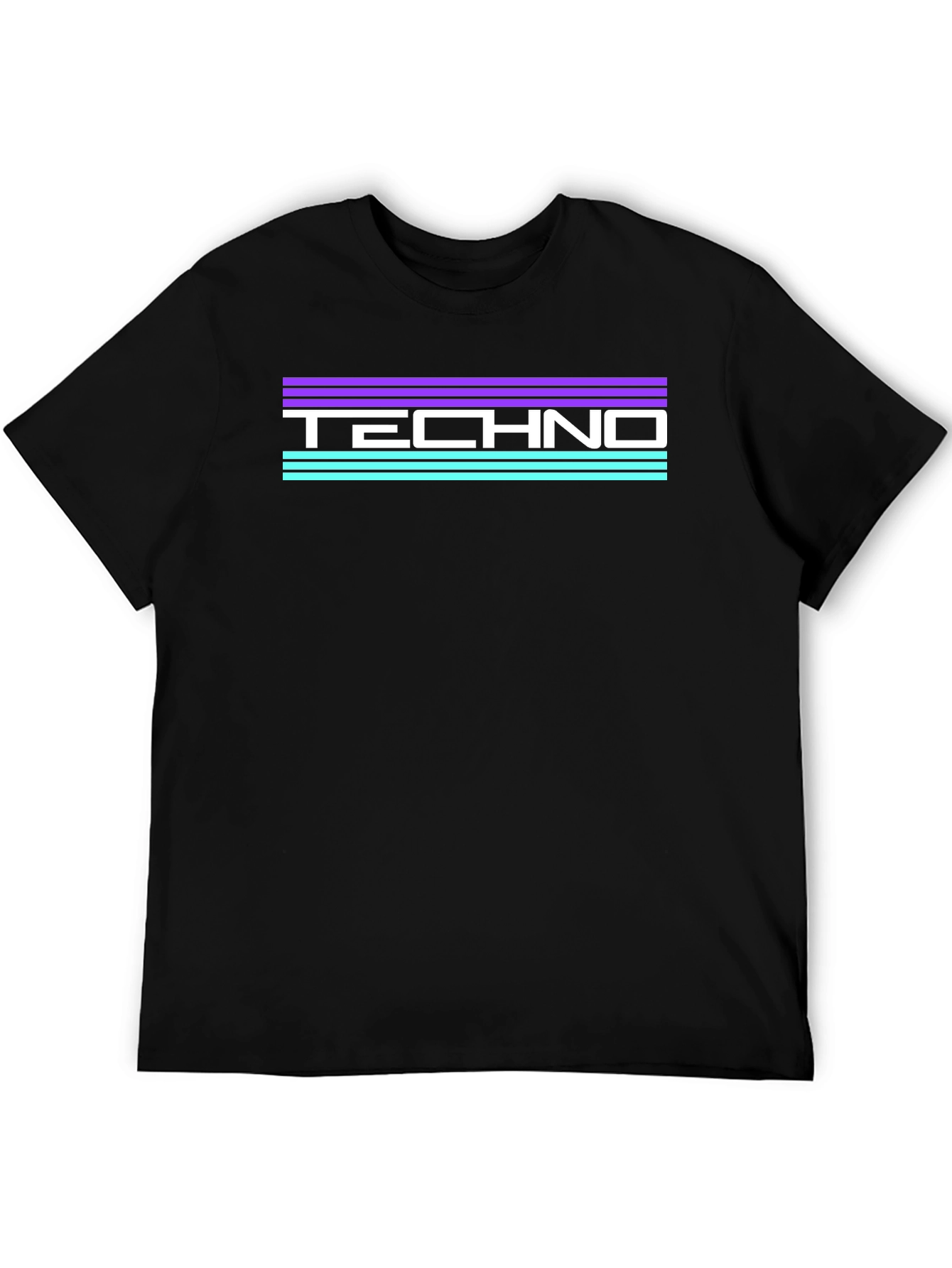 Retro Techno T-Shirt - Synthwave Style