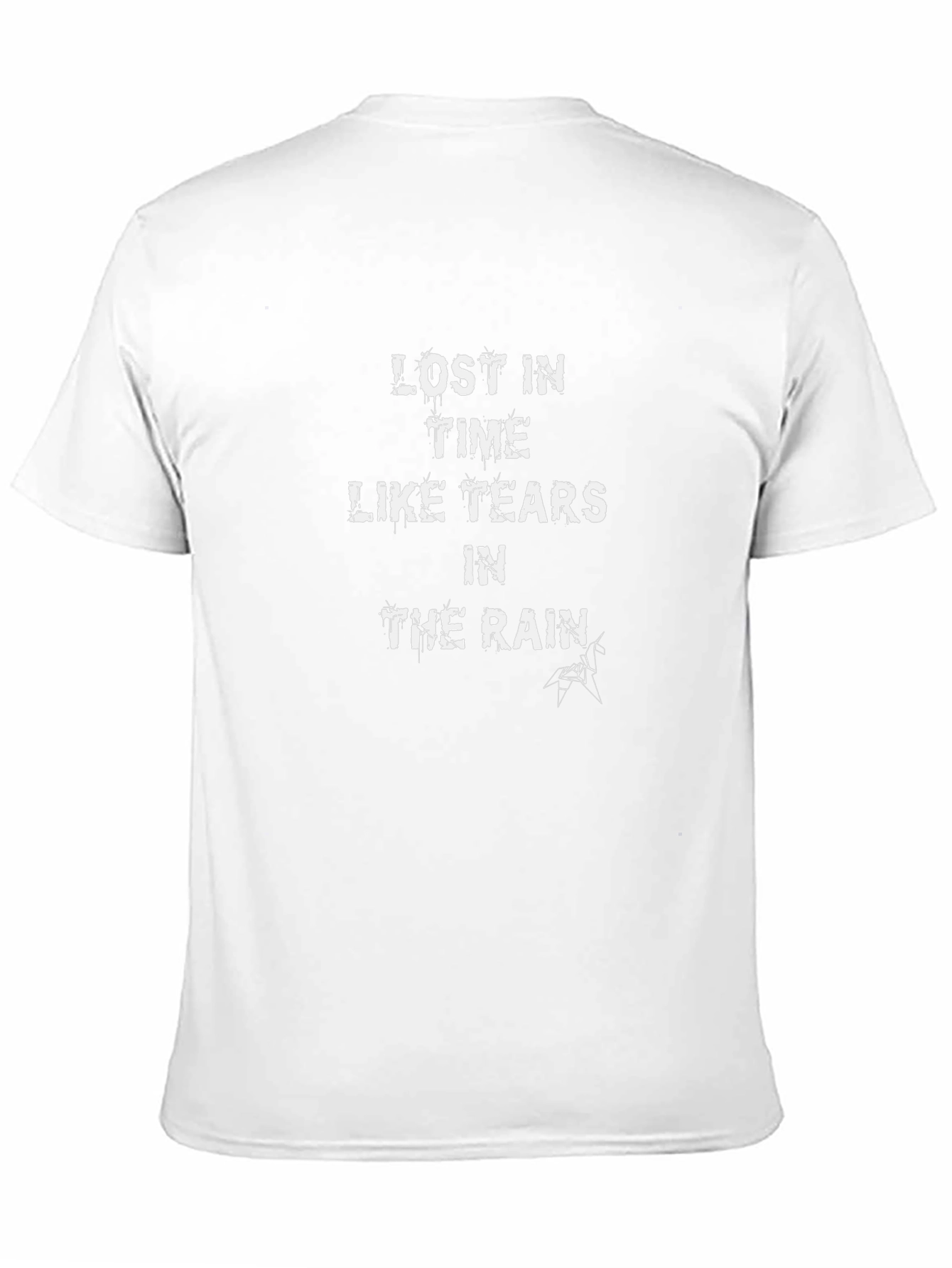 Lost In Time Mens Black Graphic Tee