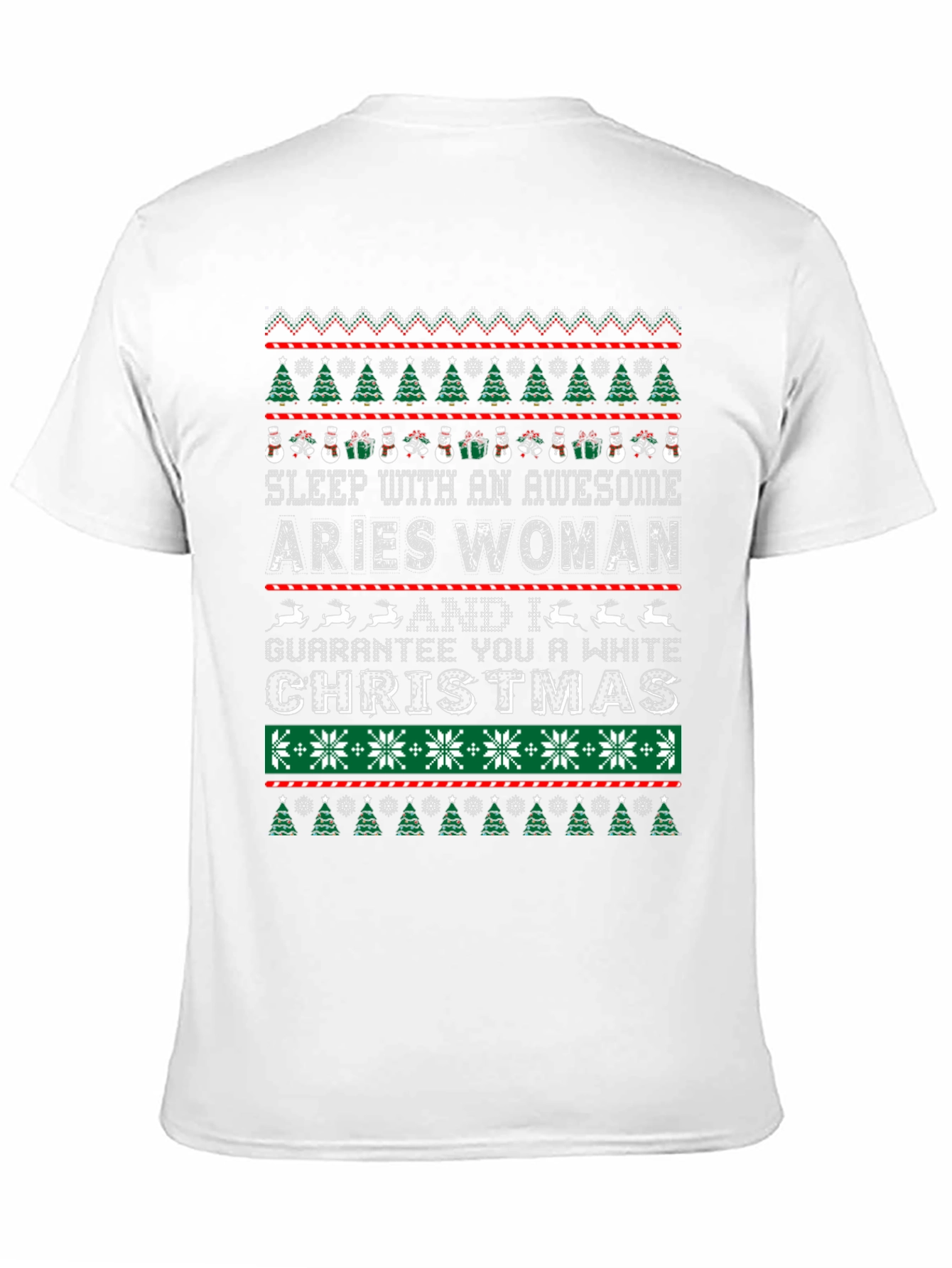 Aries Woman Christmas T-Shirt