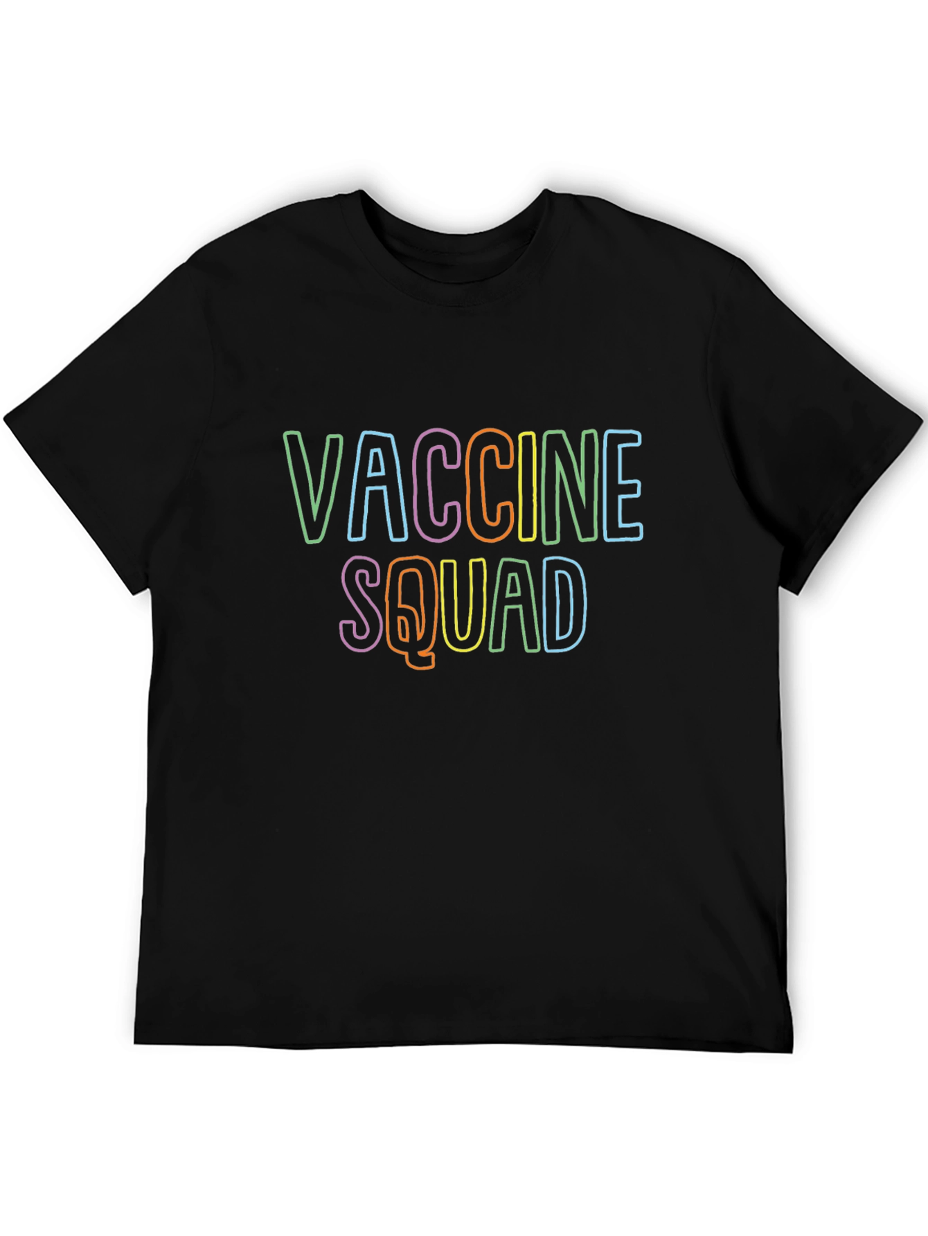 Vaccine Squad Graphic Tee - Trendy Comfort
