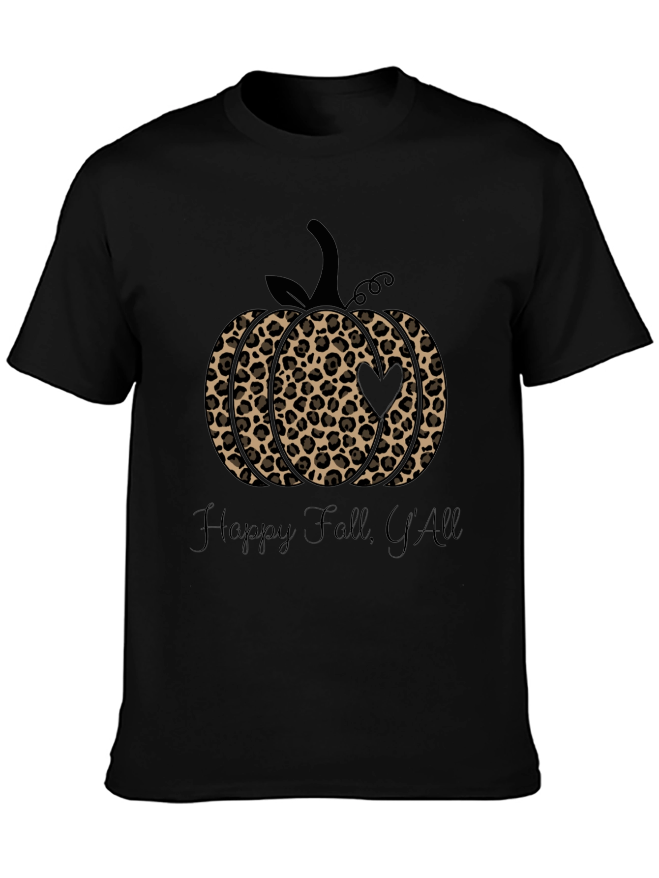 Leopard Pumpkin Fall T-Shirt