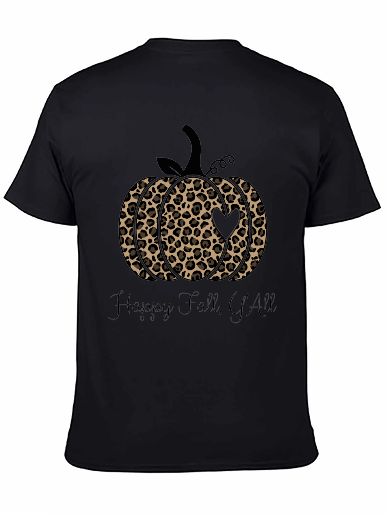 Leopard Pumpkin Fall T-Shirt