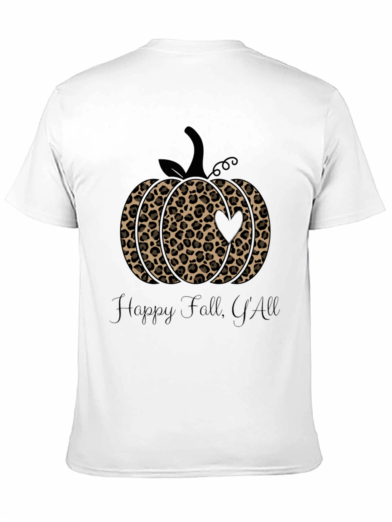 Leopard Pumpkin Fall T-Shirt