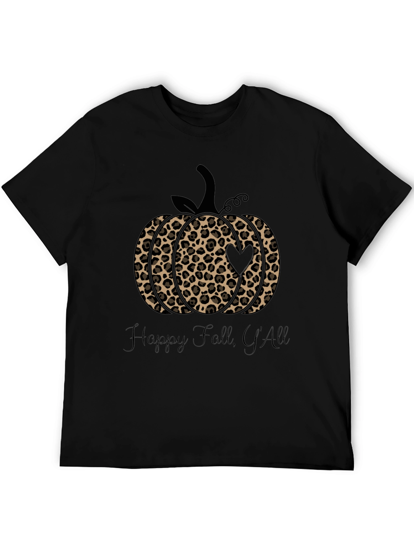 Leopard Pumpkin Fall T-Shirt