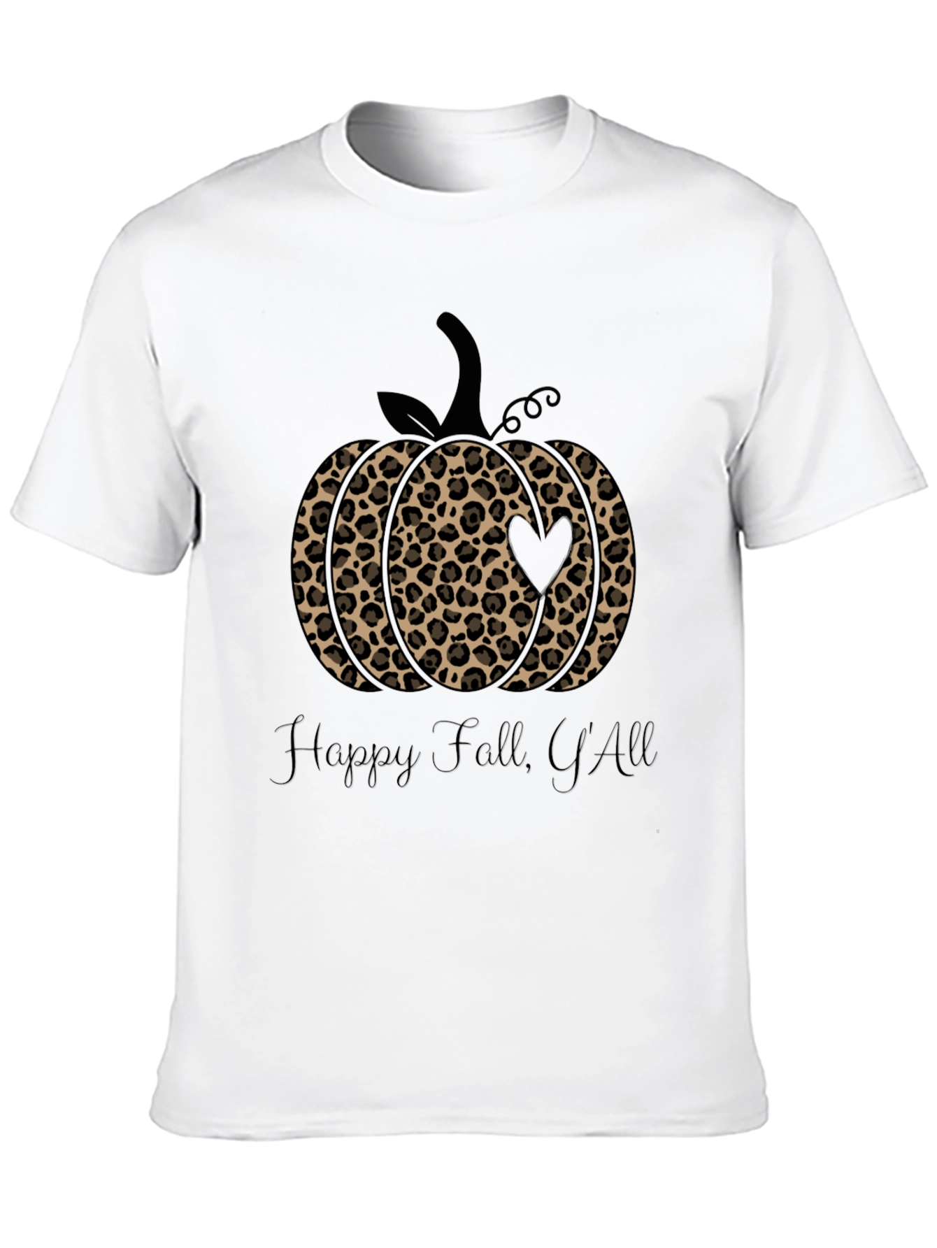 Leopard Pumpkin Fall T-Shirt