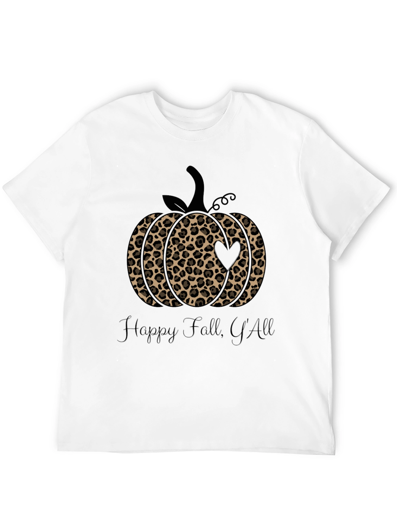 Leopard Pumpkin Fall T-Shirt