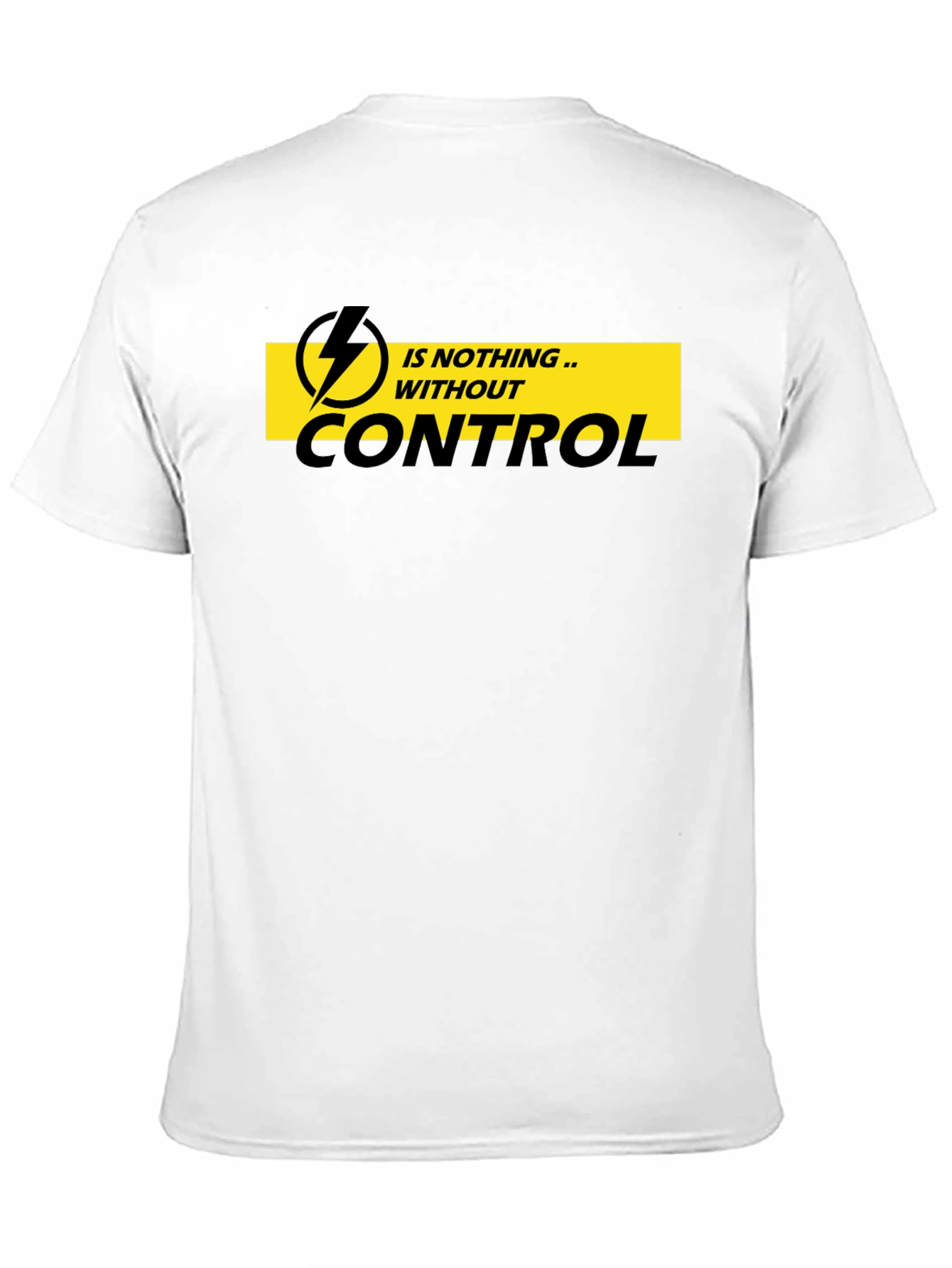 Control T-Shirt - Mens Black Graphic Tee