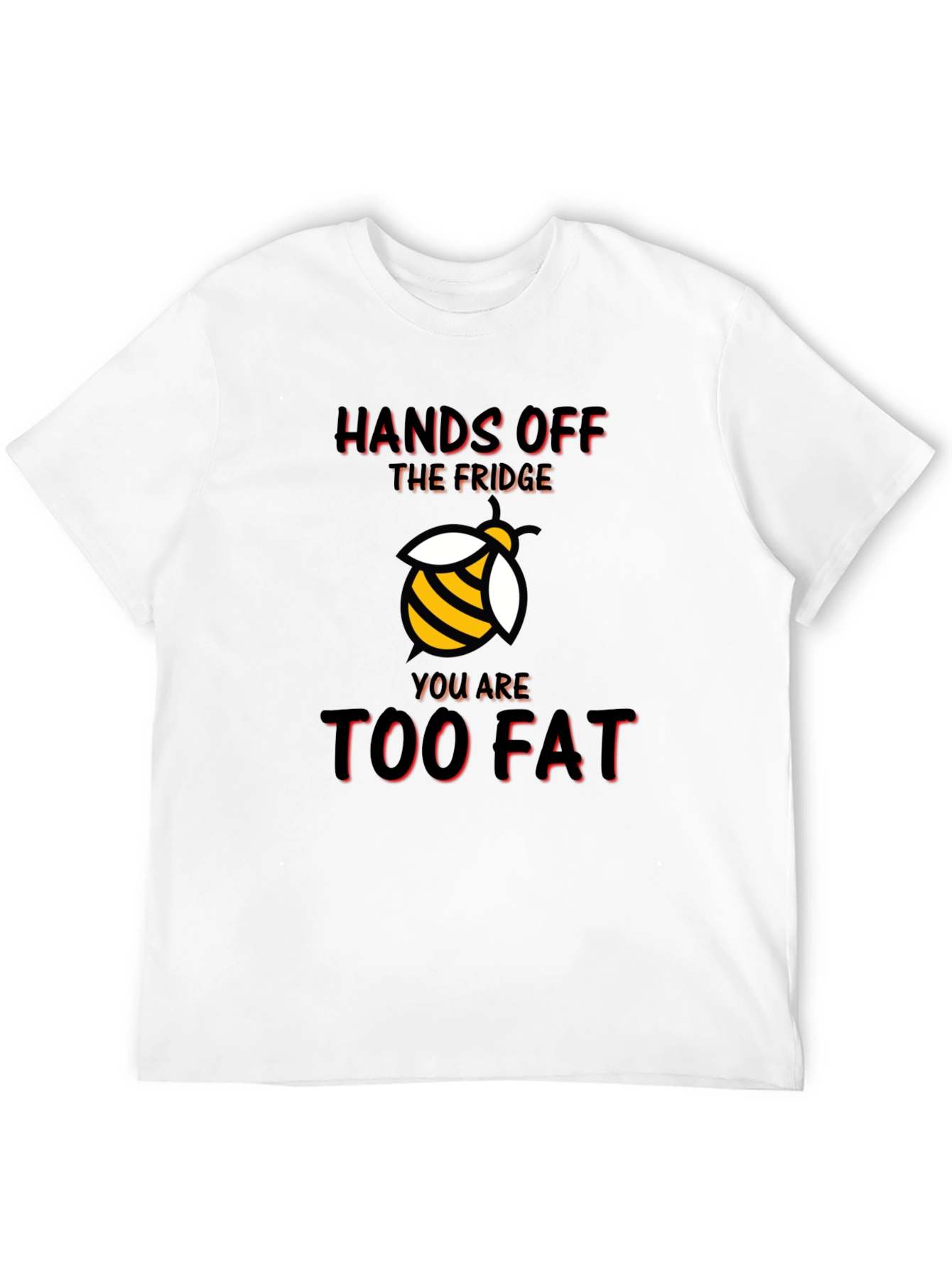 Funny Hands Off The Fridge Bee Graphic T-Shirt