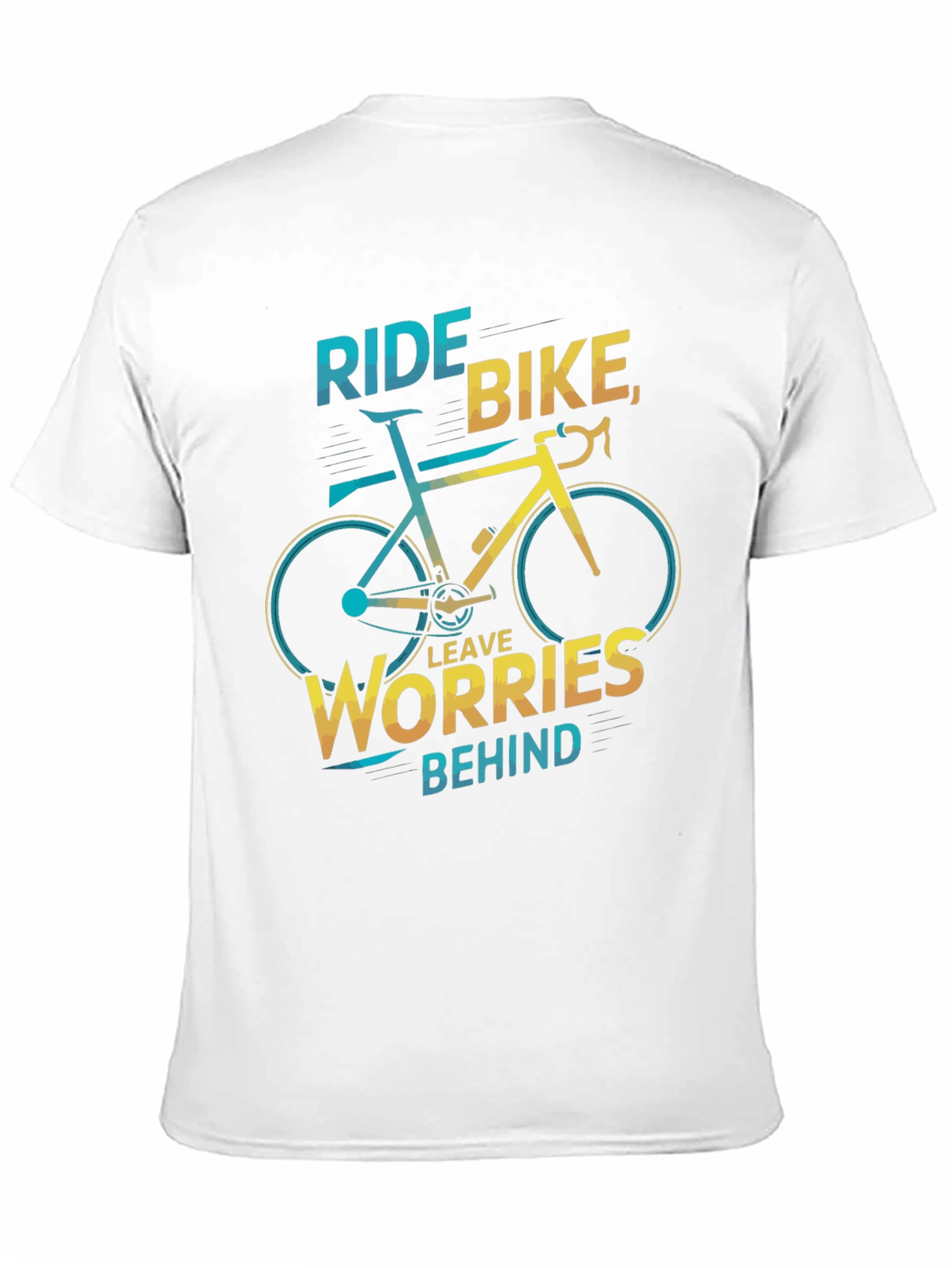 Ride Bike Graphic Tee - Leave Worries Behind