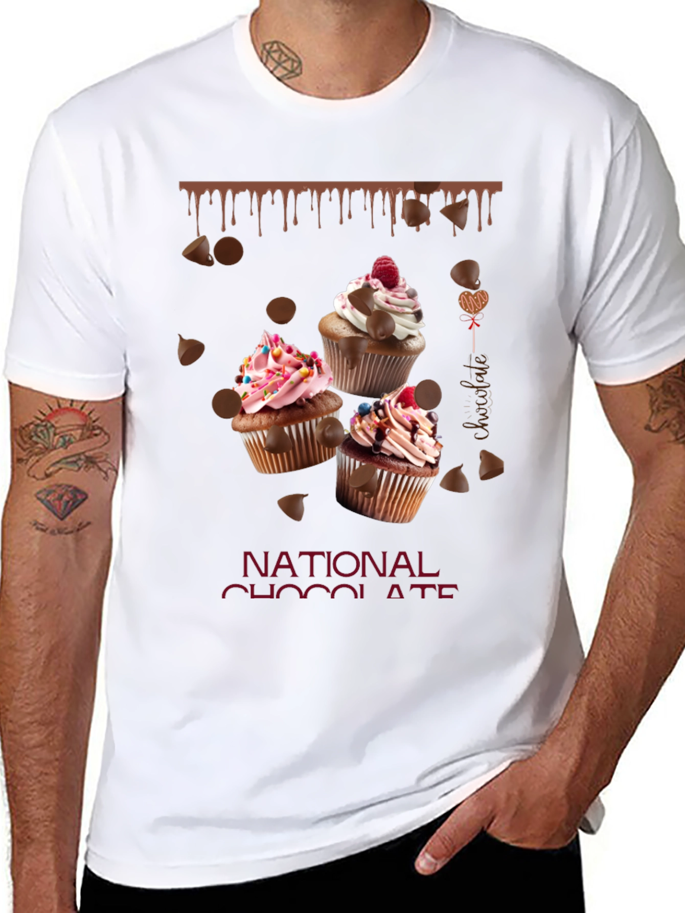 National Chocolate Day Cupcake T-Shirt