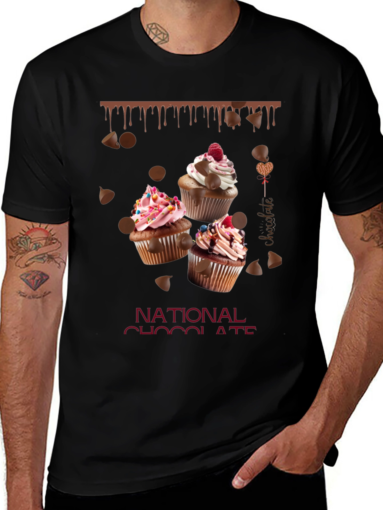 National Chocolate Day Cupcake T-Shirt